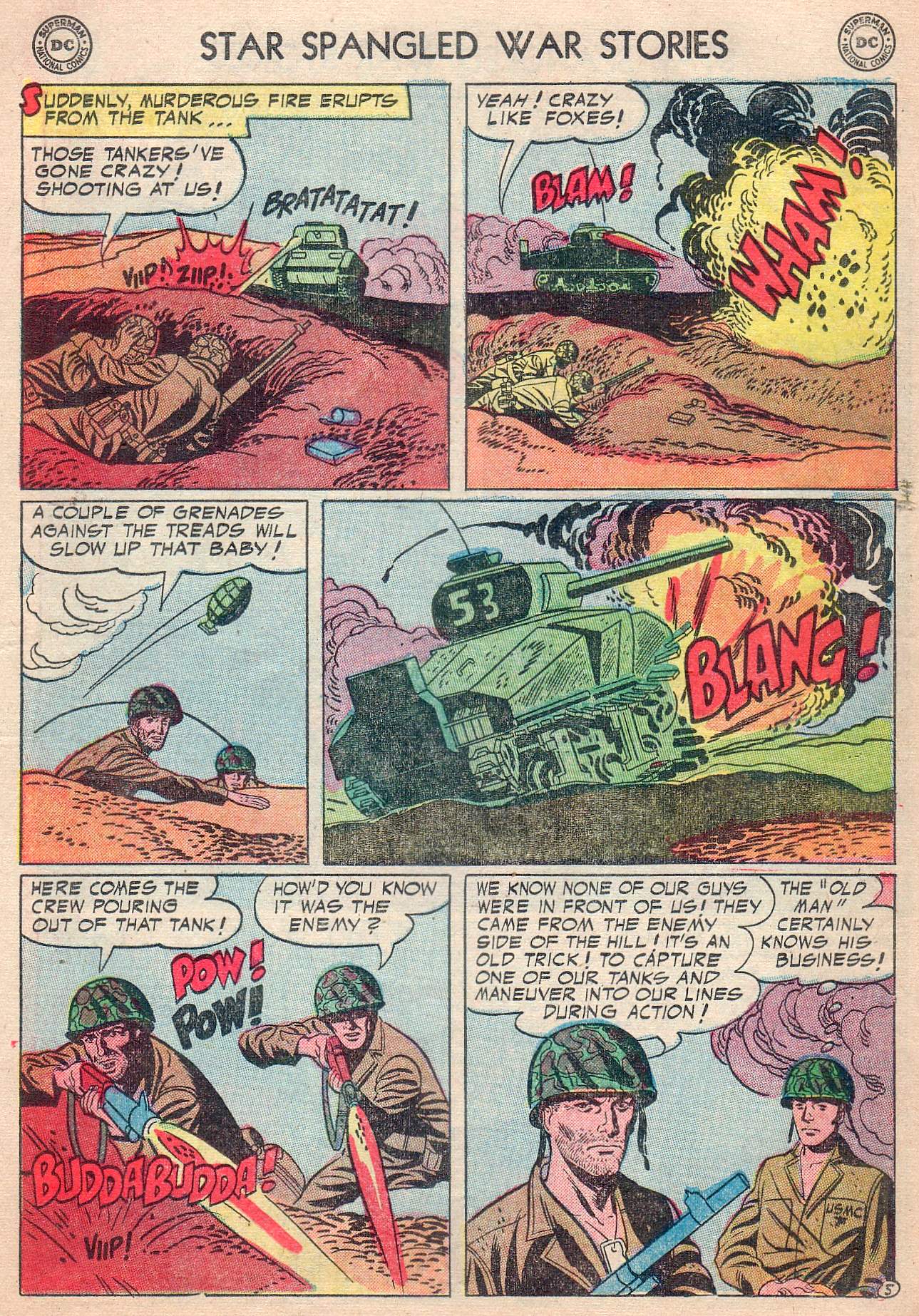 Read online Star Spangled War Stories (1952) comic -  Issue #27 - 15