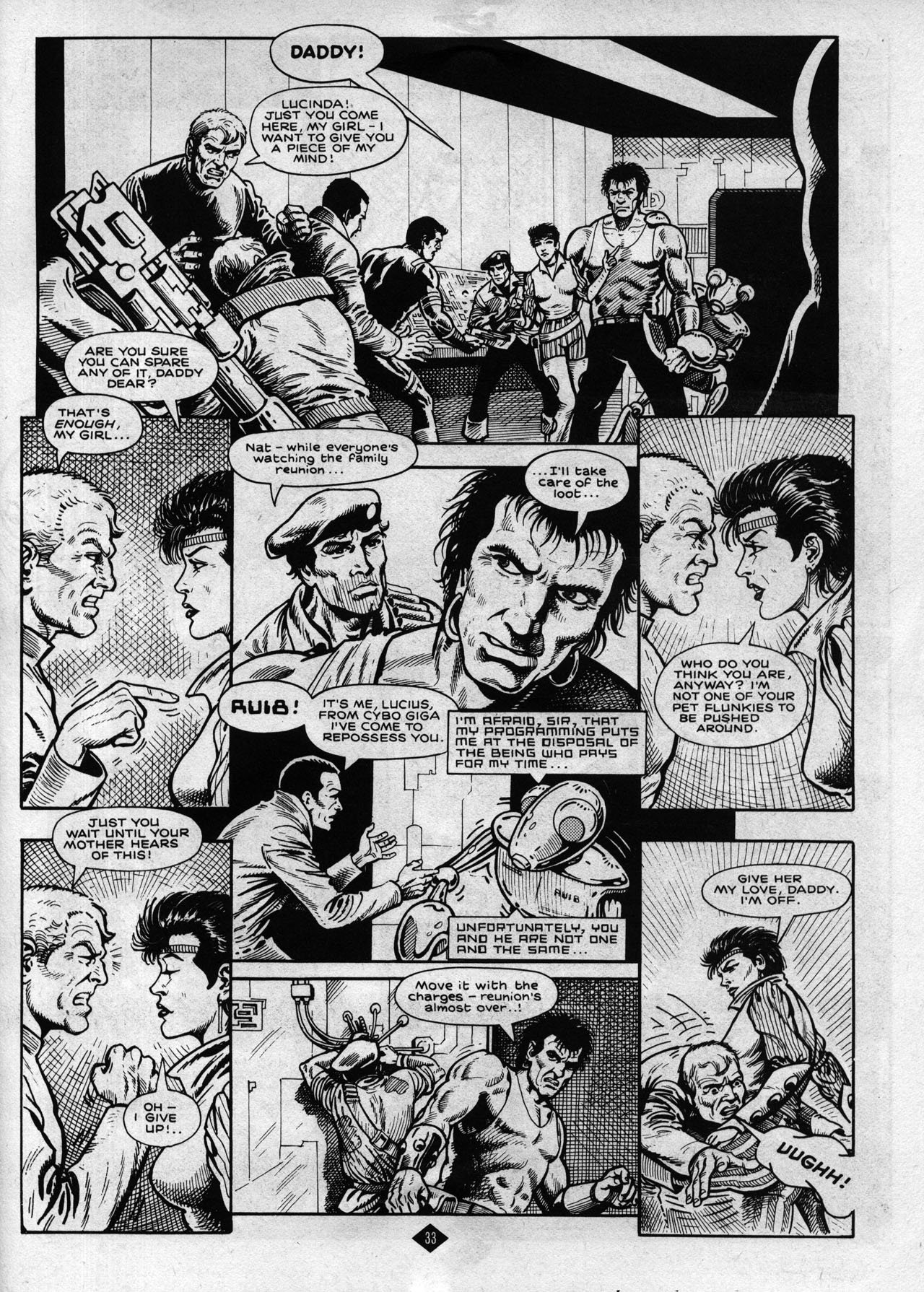 Read online Captain Britain (1985) comic -  Issue #9 - 33