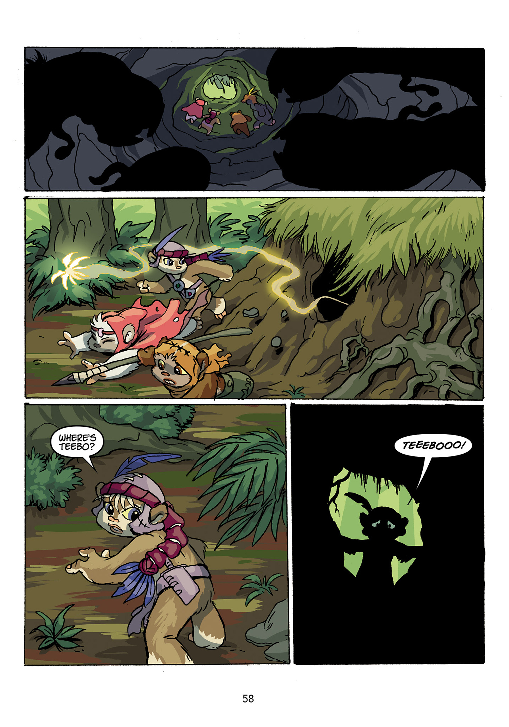 Read online Star Wars: Ewoks - Shadows of Endor comic -  Issue # TPB - 59