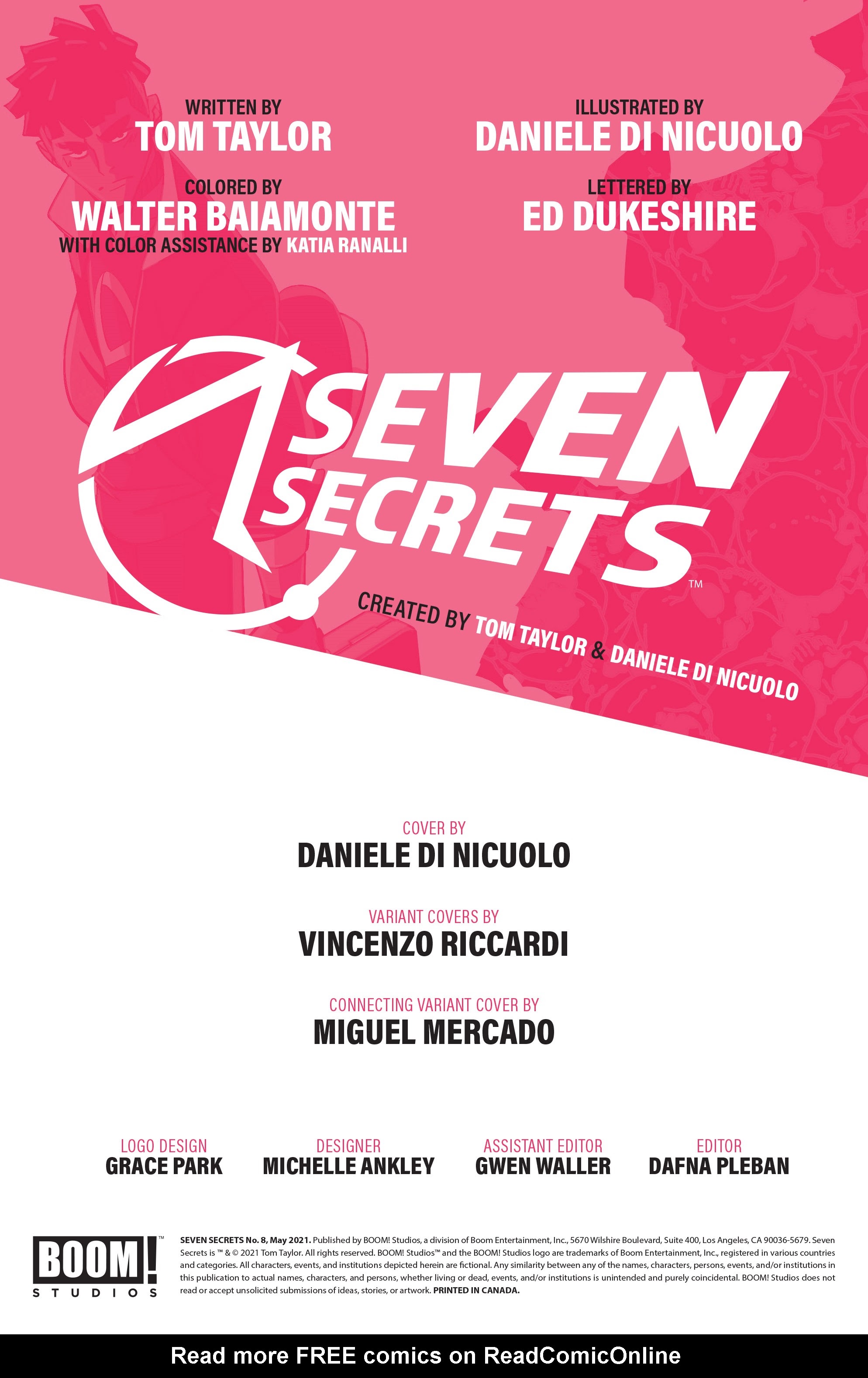 Read online Seven Secrets comic -  Issue #8 - 2