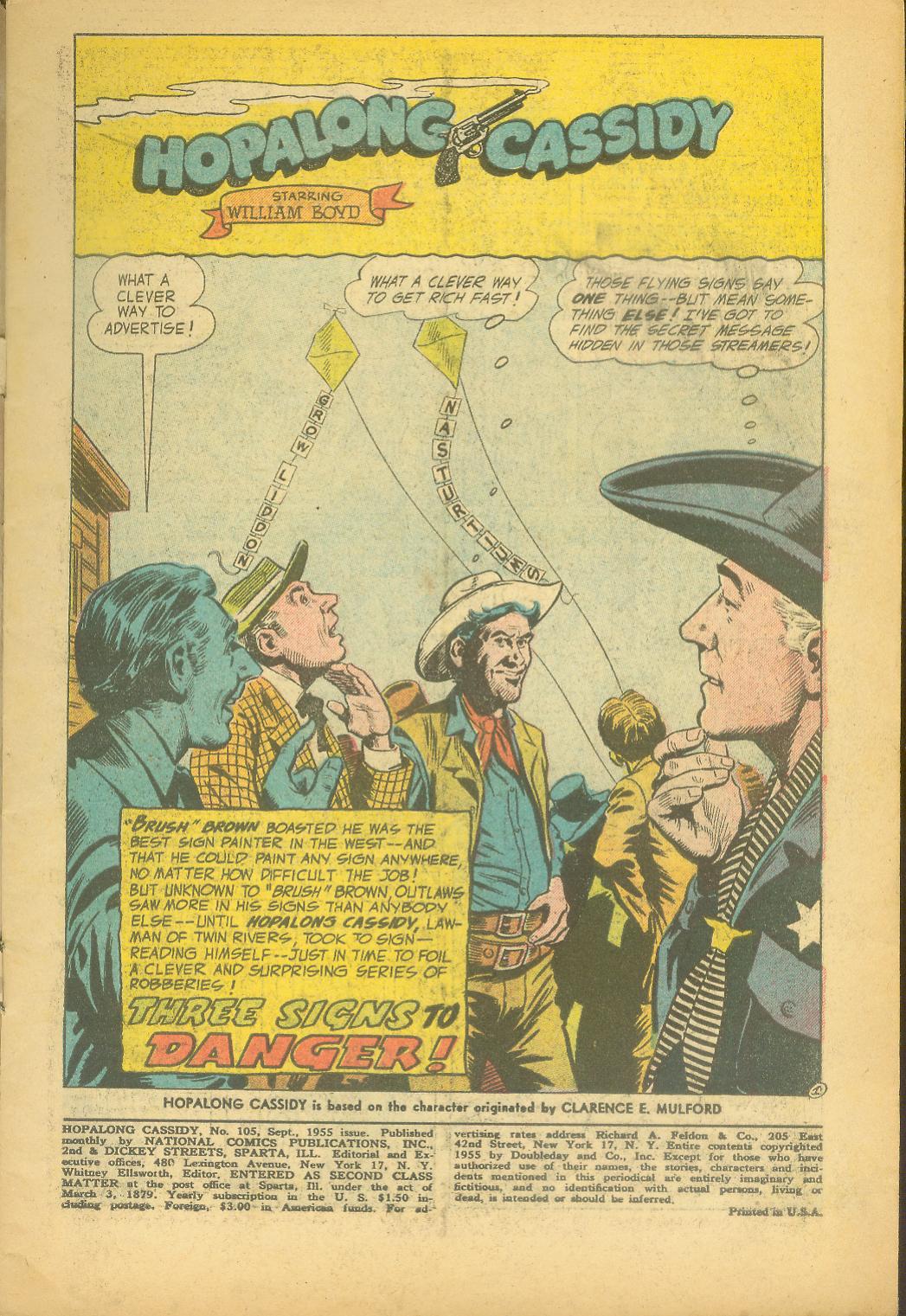 Read online Hopalong Cassidy comic -  Issue #105 - 3