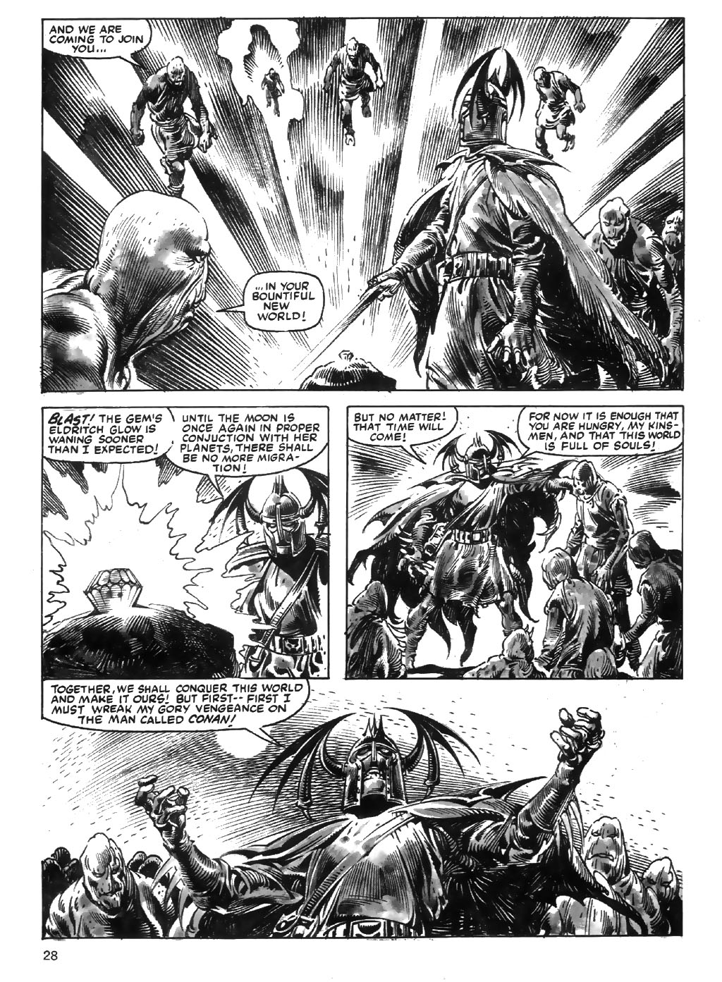 Read online The Savage Sword Of Conan comic -  Issue #96 - 28