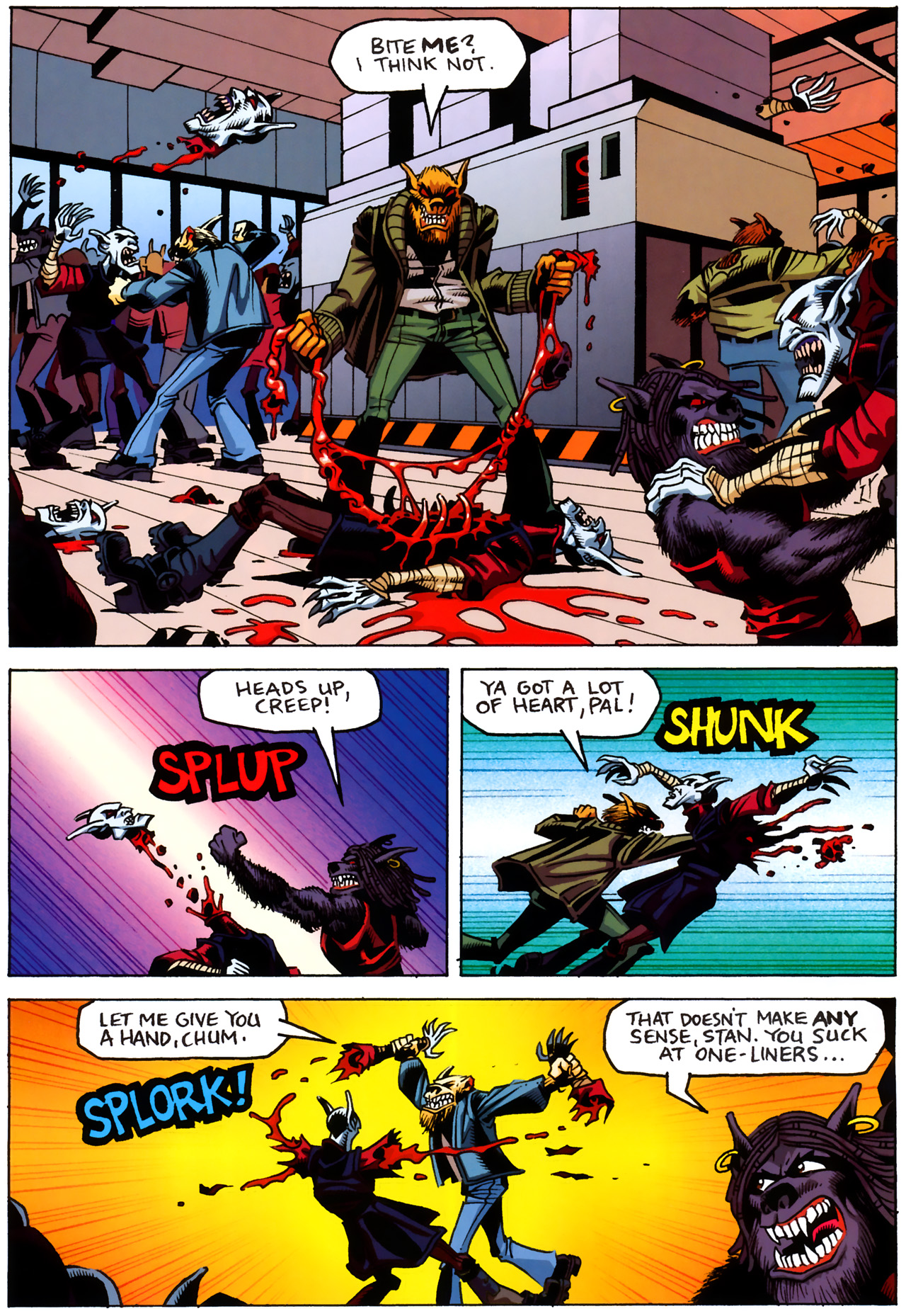 Read online Werewolves on the Moon: Versus Vampires comic -  Issue #2 - 6