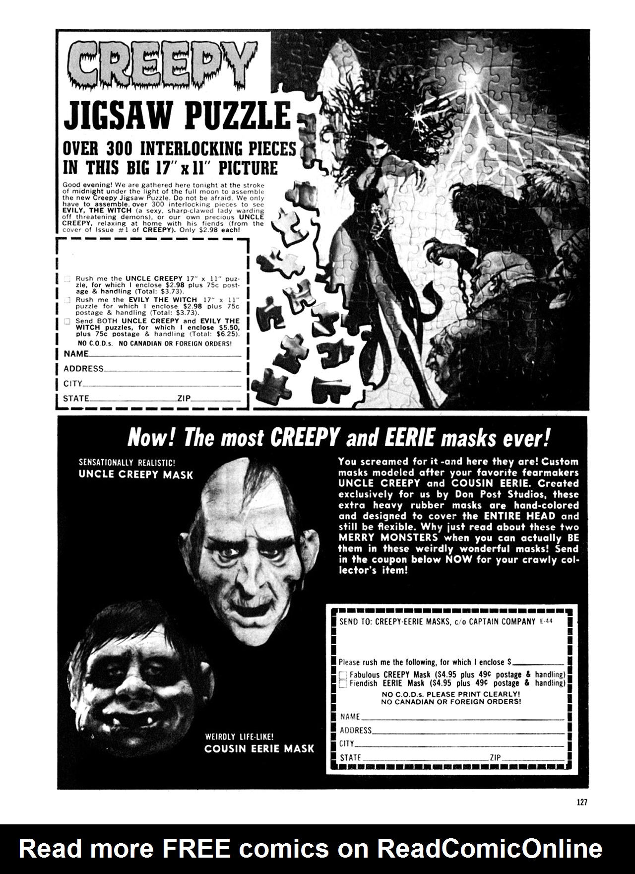 Read online Eerie Archives comic -  Issue # TPB 9 - 128
