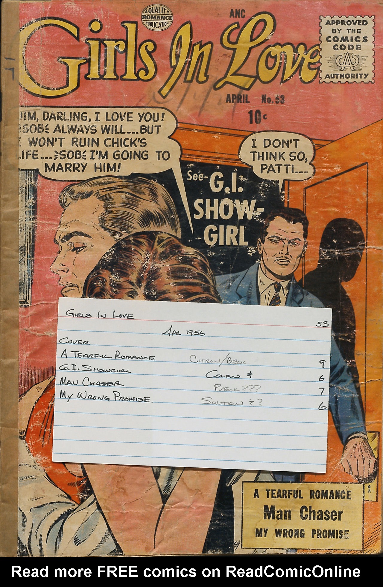 Read online Girls in Love (1955) comic -  Issue #53 - 37