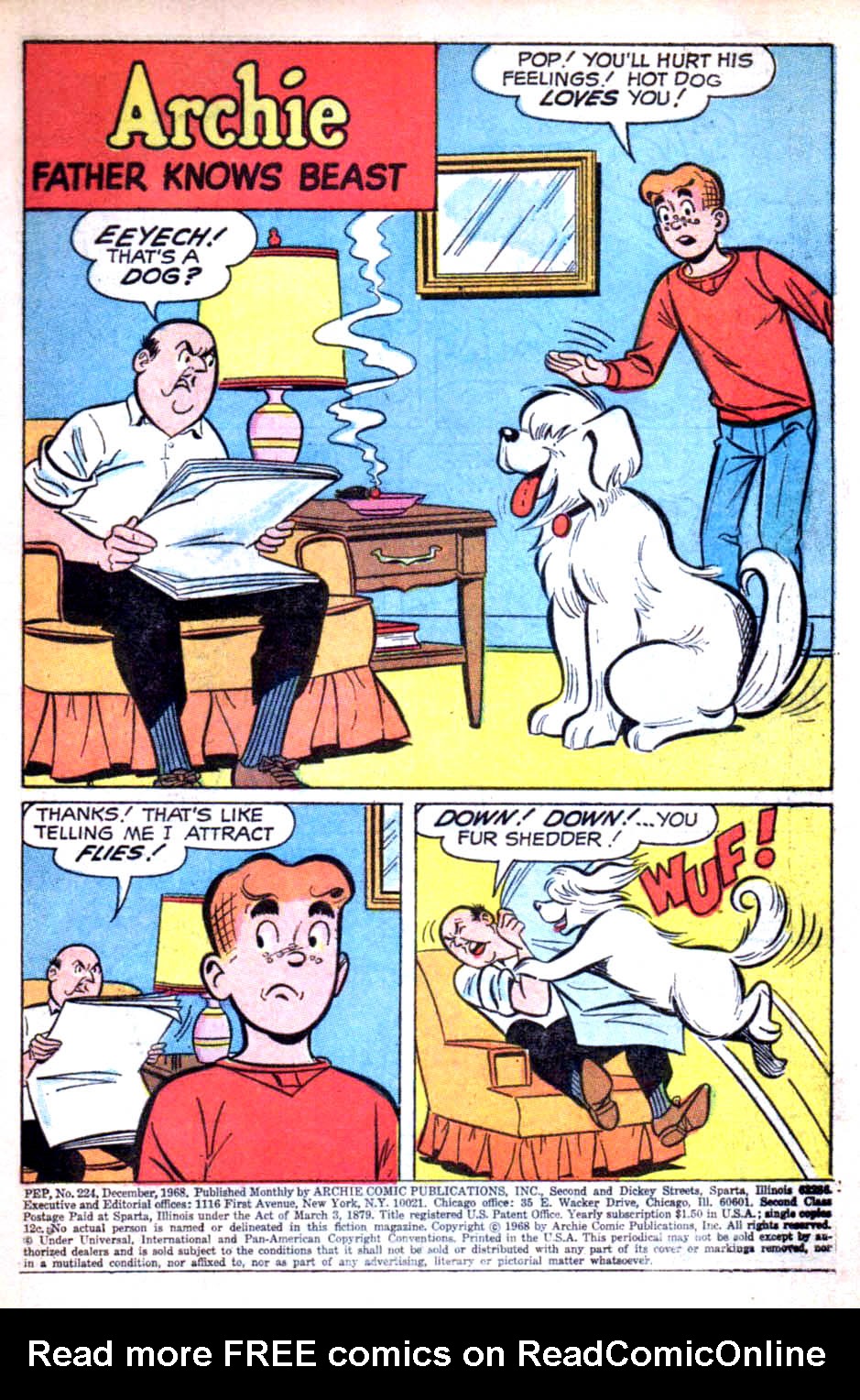 Read online Pep Comics comic -  Issue #224 - 3