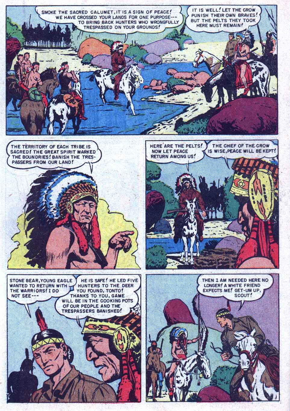 Read online Lone Ranger's Companion Tonto comic -  Issue #4 - 34