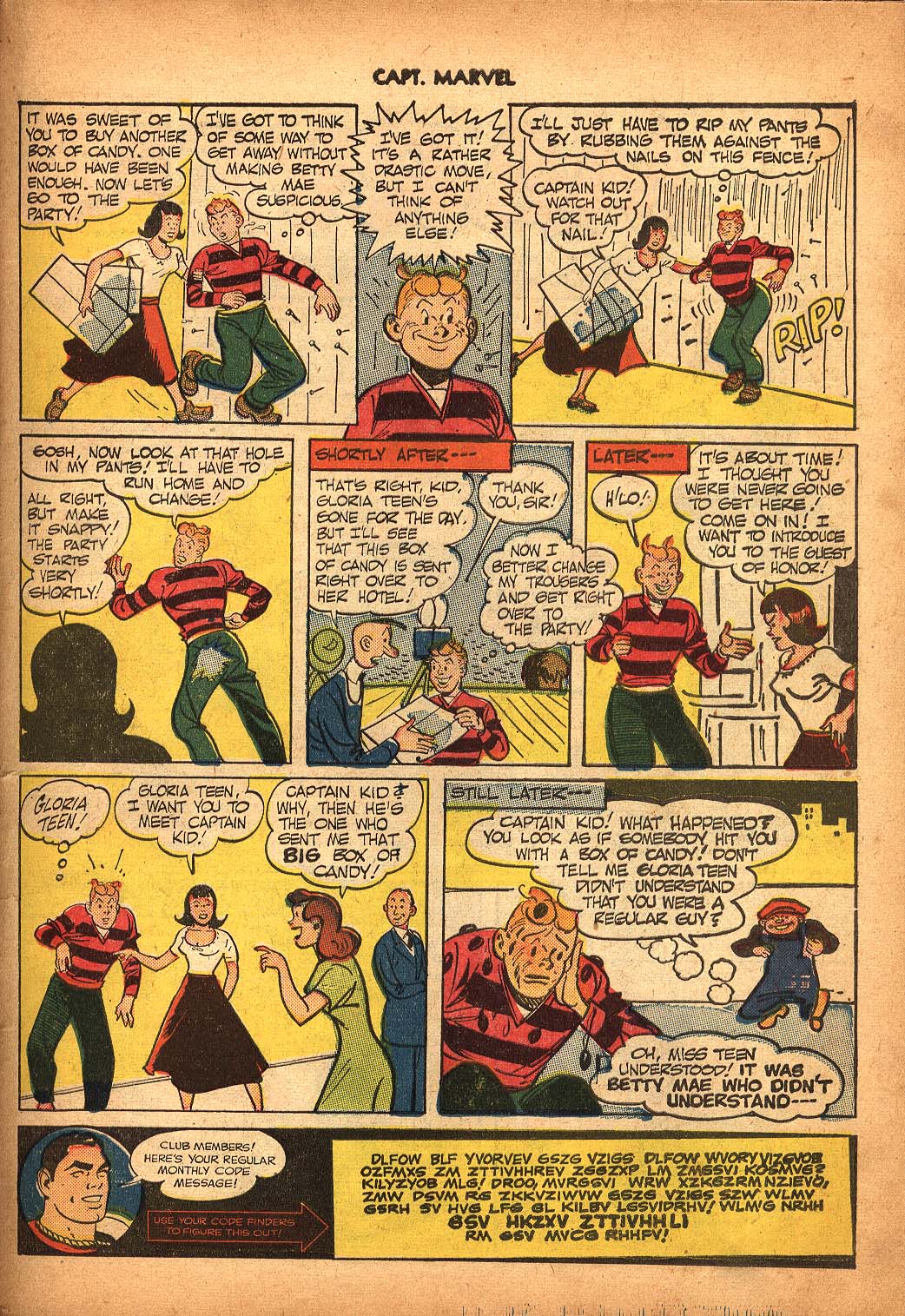 Read online Captain Marvel Adventures comic -  Issue #108 - 39