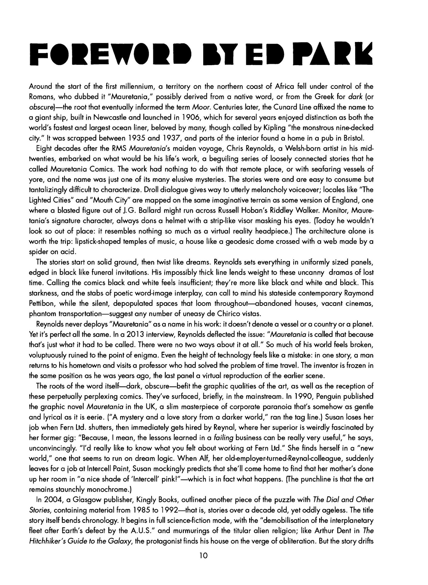 Read online The New World: Comics from Mauretania comic -  Issue # TPB - 11