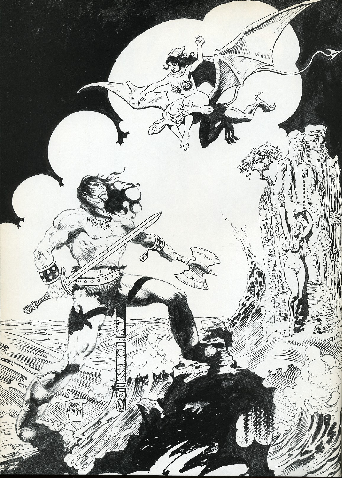 Read online The Savage Sword Of Conan comic -  Issue #127 - 2