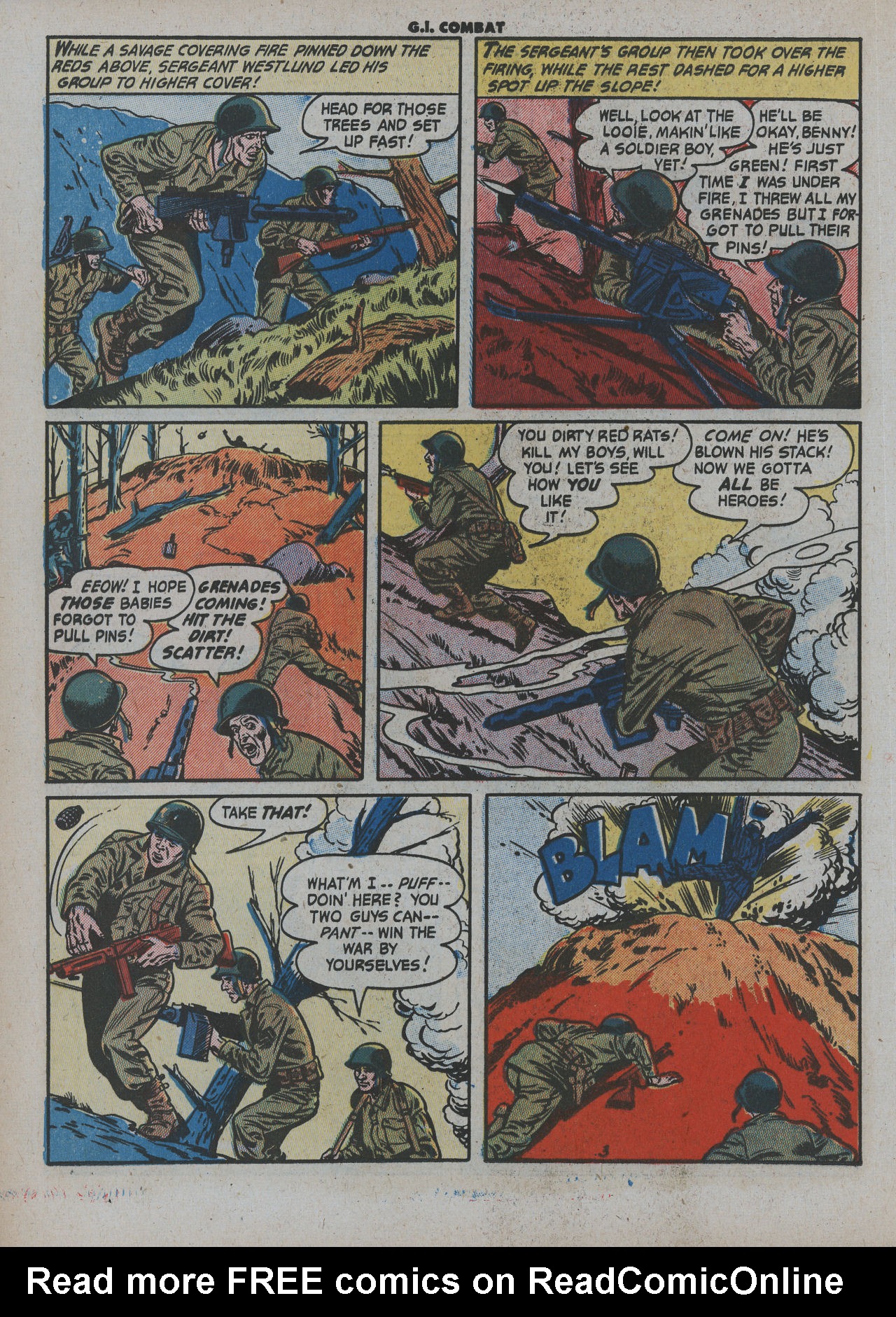 Read online G.I. Combat (1952) comic -  Issue #7 - 21