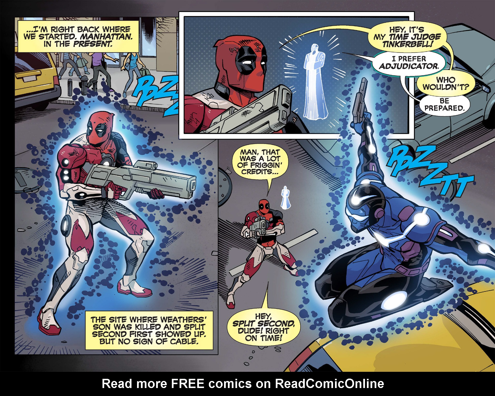 Read online Deadpool & Cable: Split Second Infinite Comic comic -  Issue #6 - 9