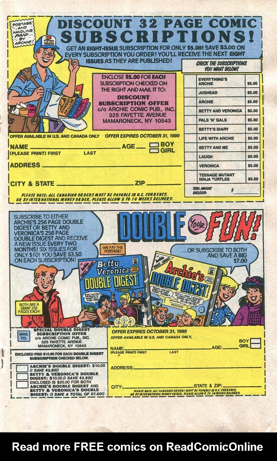 Read online Archie's Pals 'N' Gals (1952) comic -  Issue #216 - 19