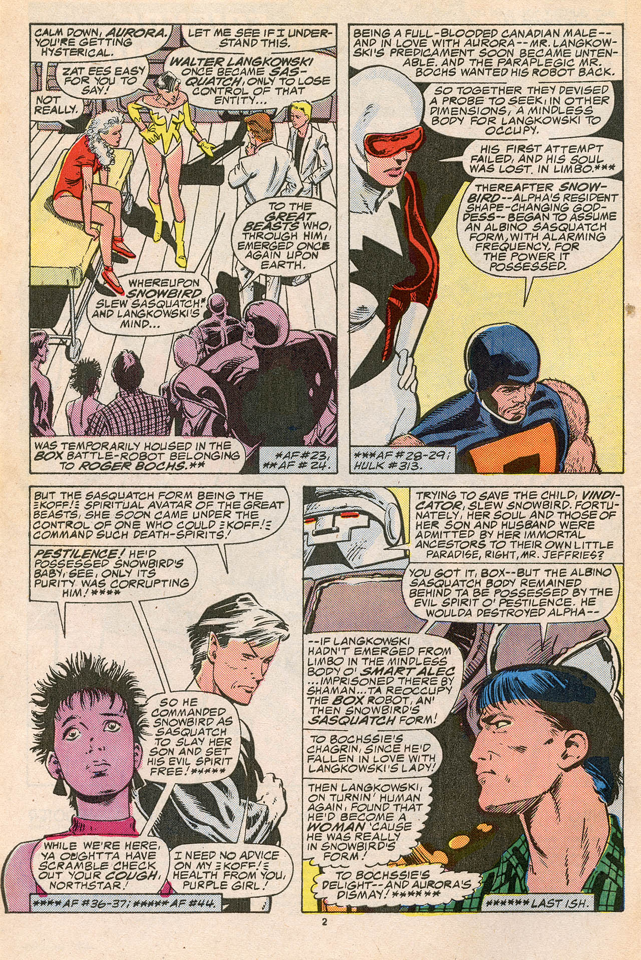 Read online Alpha Flight (1983) comic -  Issue #46 - 4