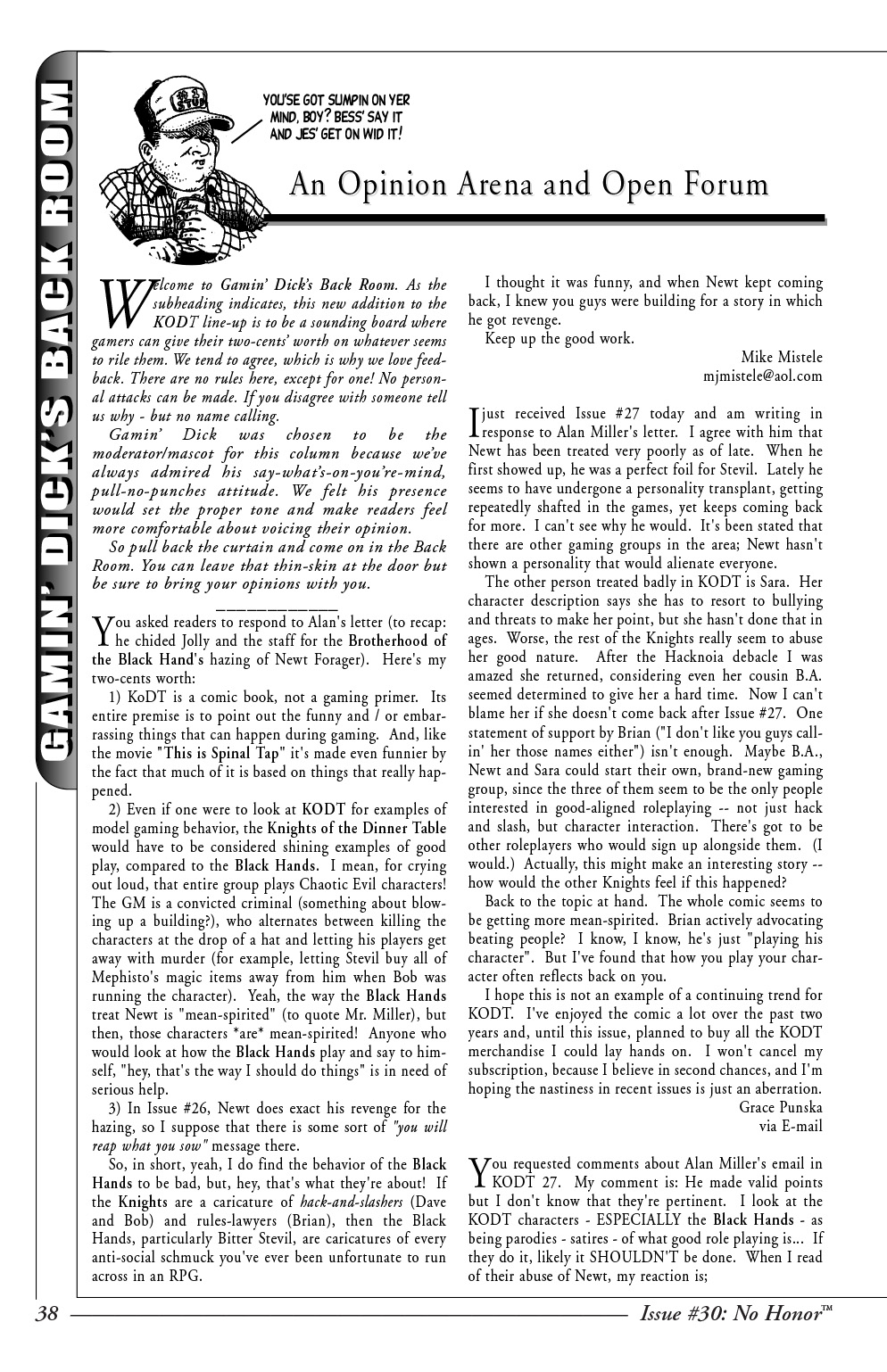 Read online Knights of the Dinner Table comic -  Issue #30 - 40