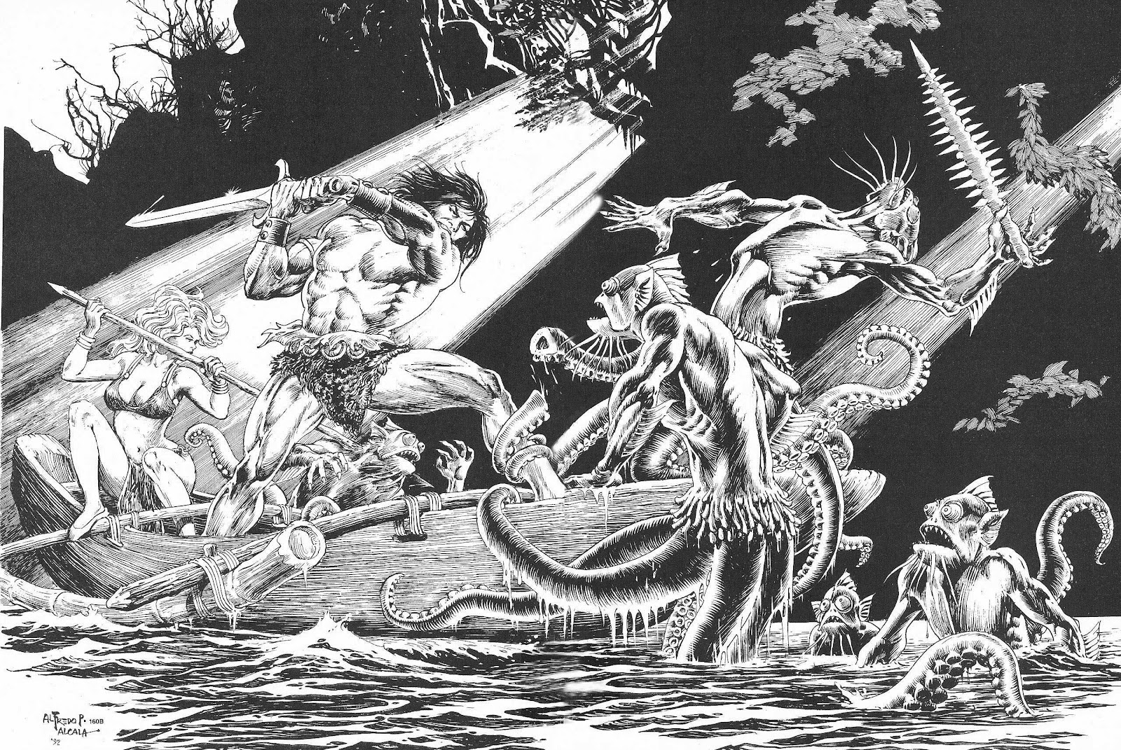 The Savage Sword Of Conan issue 207 - Page 53