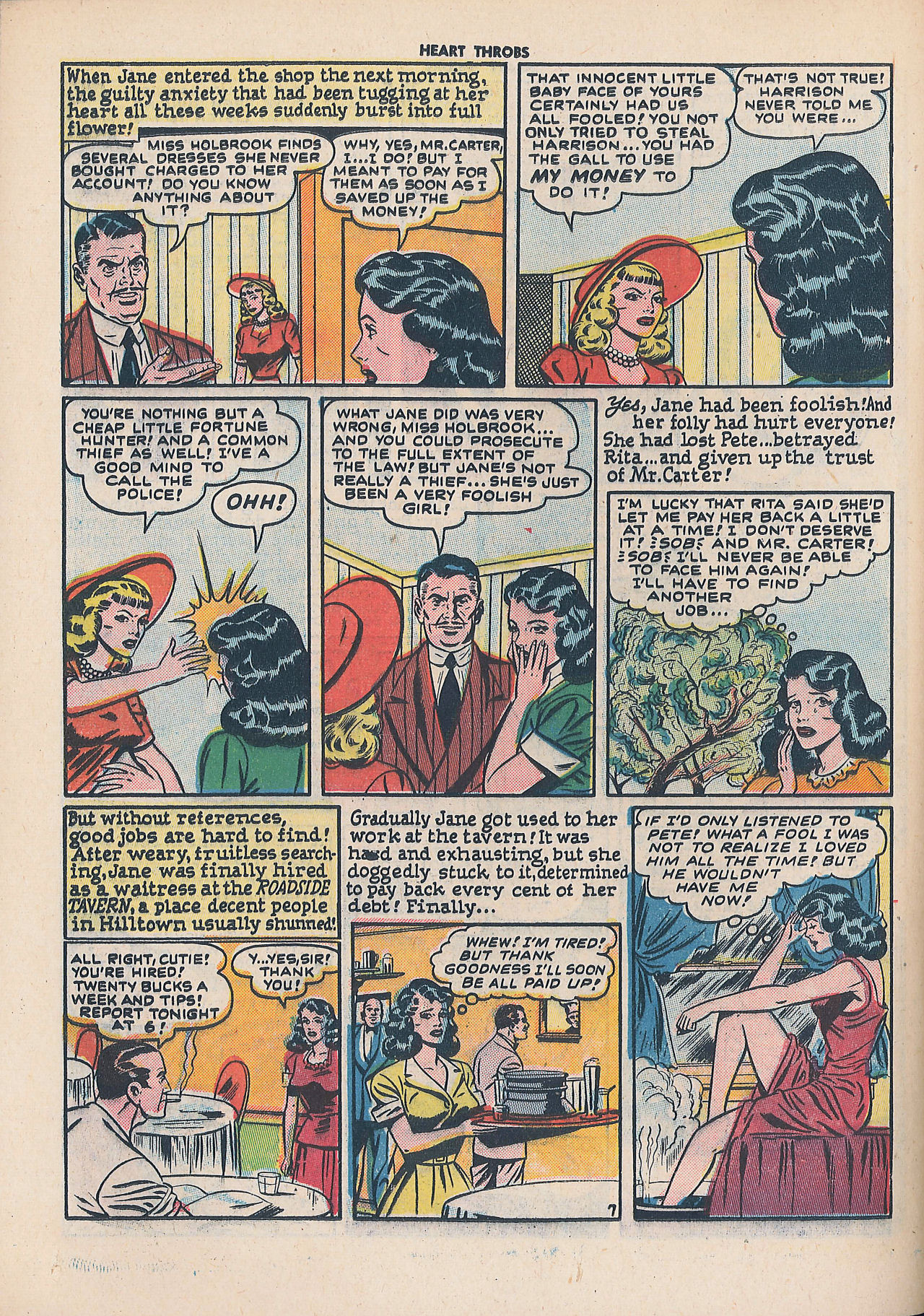 Read online Heart Throbs comic -  Issue #3 - 24