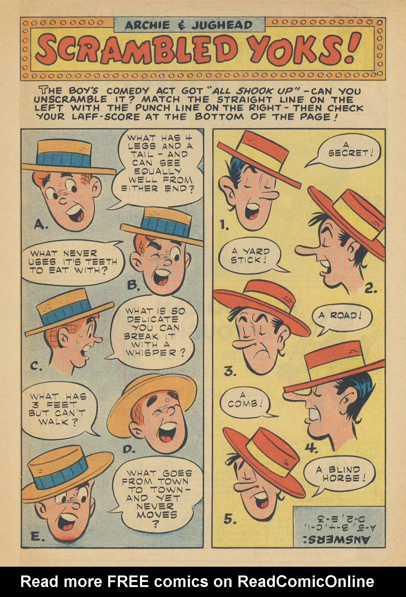 Read online Archie's Joke Book Magazine comic -  Issue #48 - 11