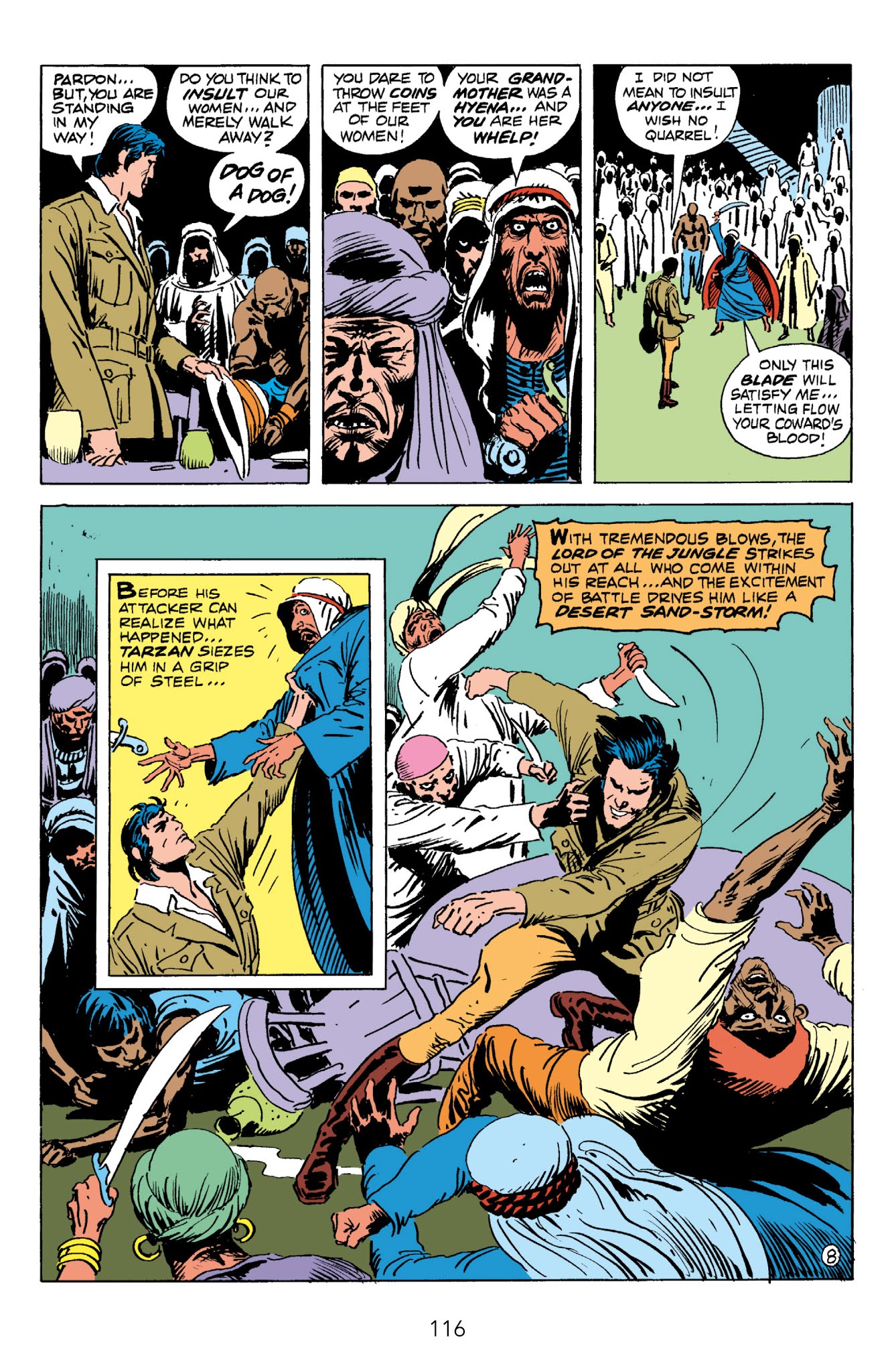 Read online Edgar Rice Burroughs' Tarzan The Joe Kubert Years comic -  Issue # TPB 2 (Part 2) - 12