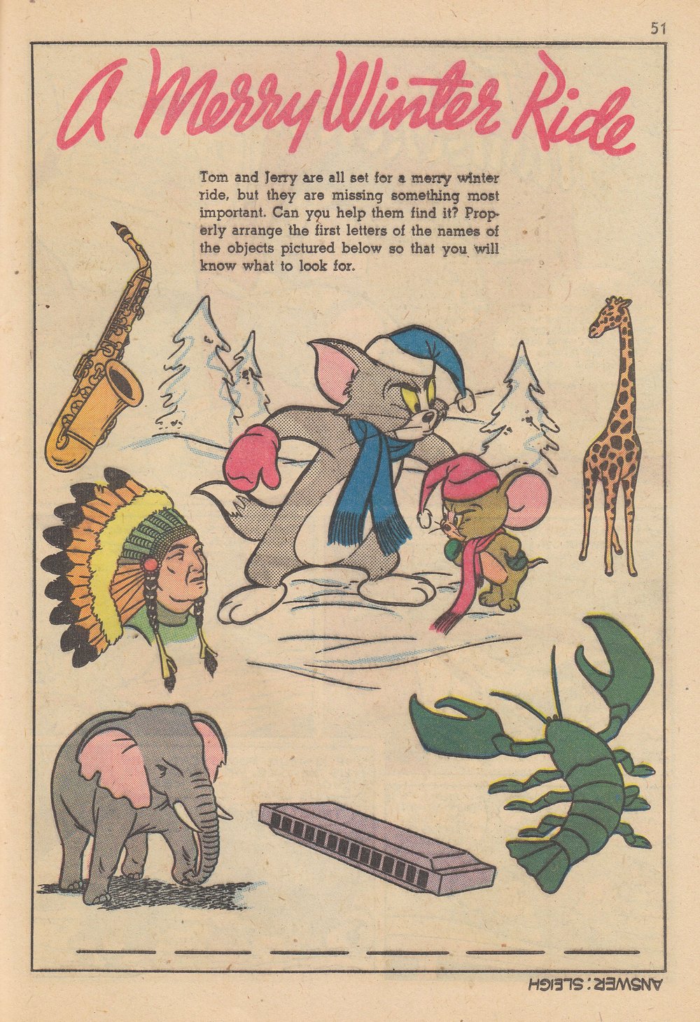 Read online M.G.M.'s Tom and Jerry's Winter Fun comic -  Issue #4 - 54