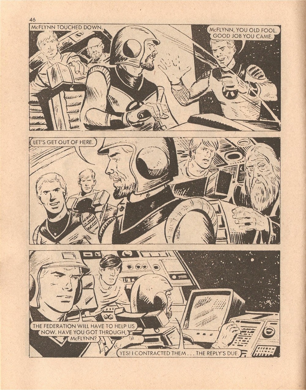 Read online Starblazer comic -  Issue #23 - 46