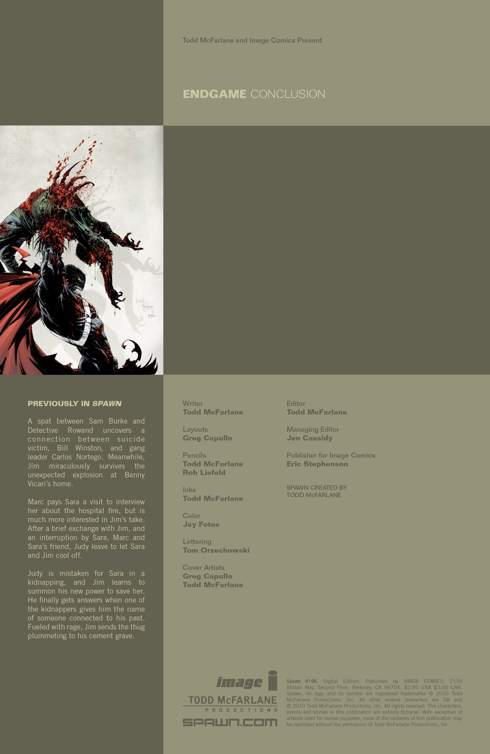 Read online Spawn comic -  Issue #196 - 2