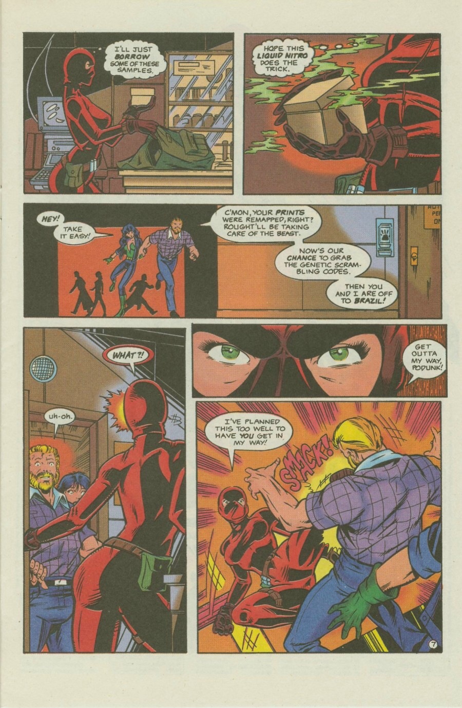Read online Ex-Mutants comic -  Issue #8 - 9