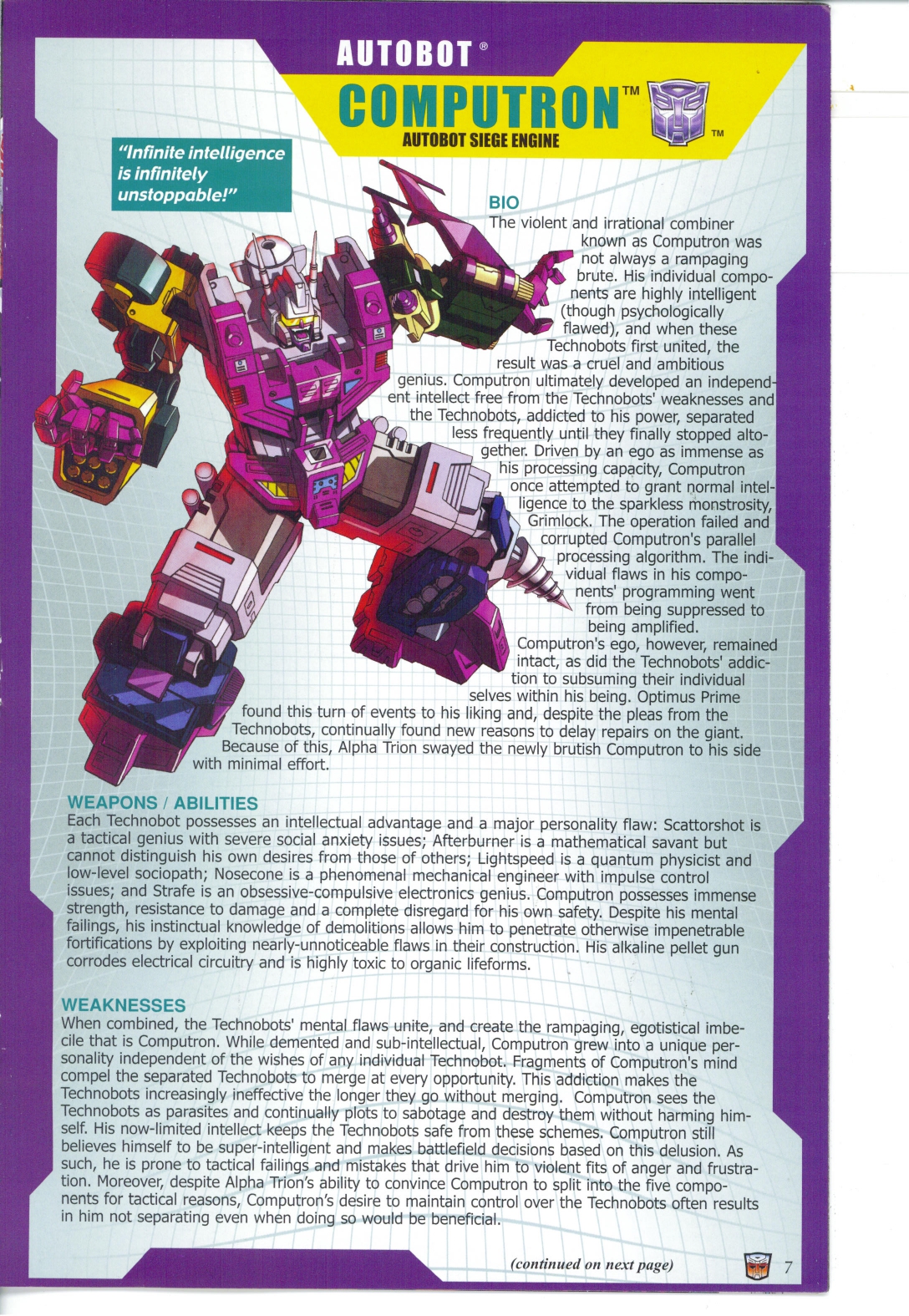 Read online Transformers: Collectors' Club comic -  Issue #27 - 7