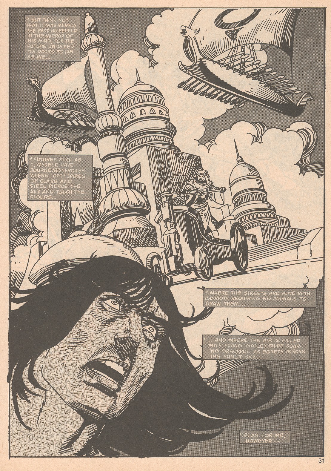 Read online The Savage Sword Of Conan comic -  Issue #65 - 31