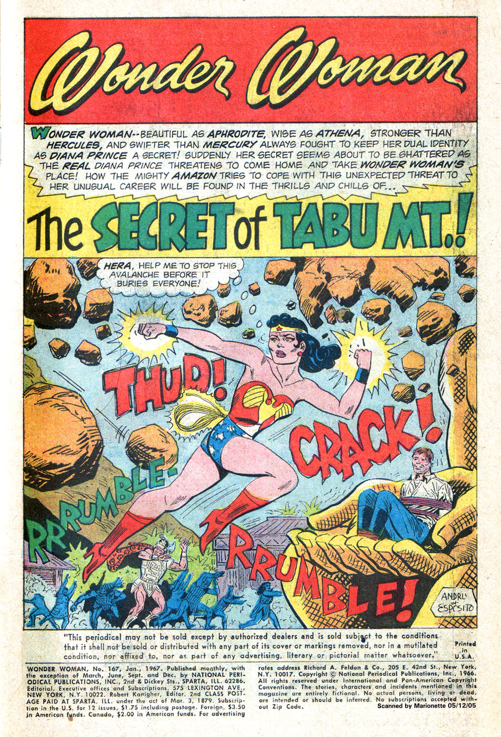 Read online Wonder Woman (1942) comic -  Issue #167 - 3