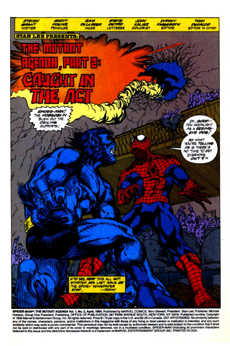 Read online Spider-Man: The Mutant Agenda comic -  Issue #2 - 2