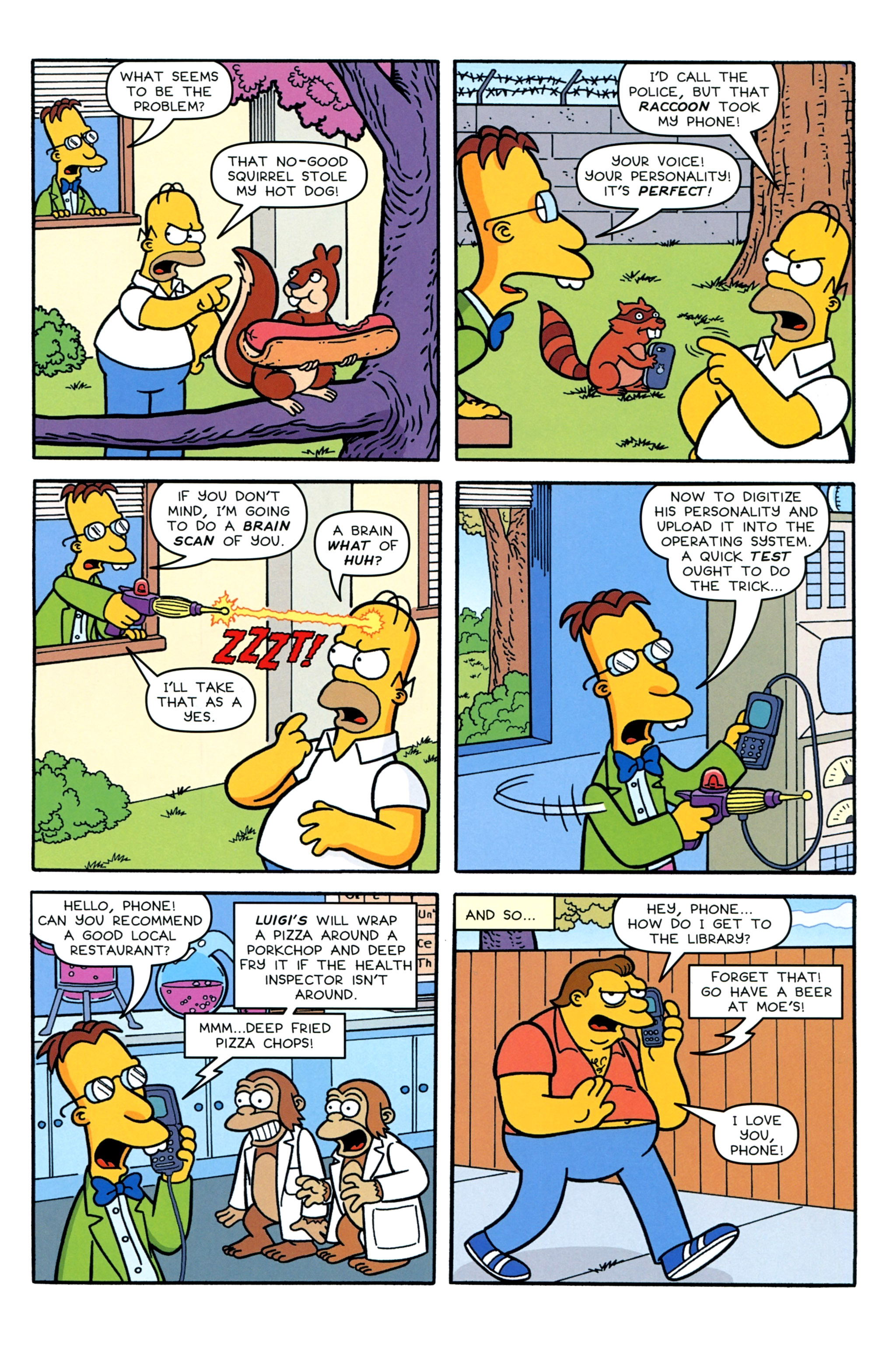 Read online Simpsons Comics comic -  Issue #215 - 5