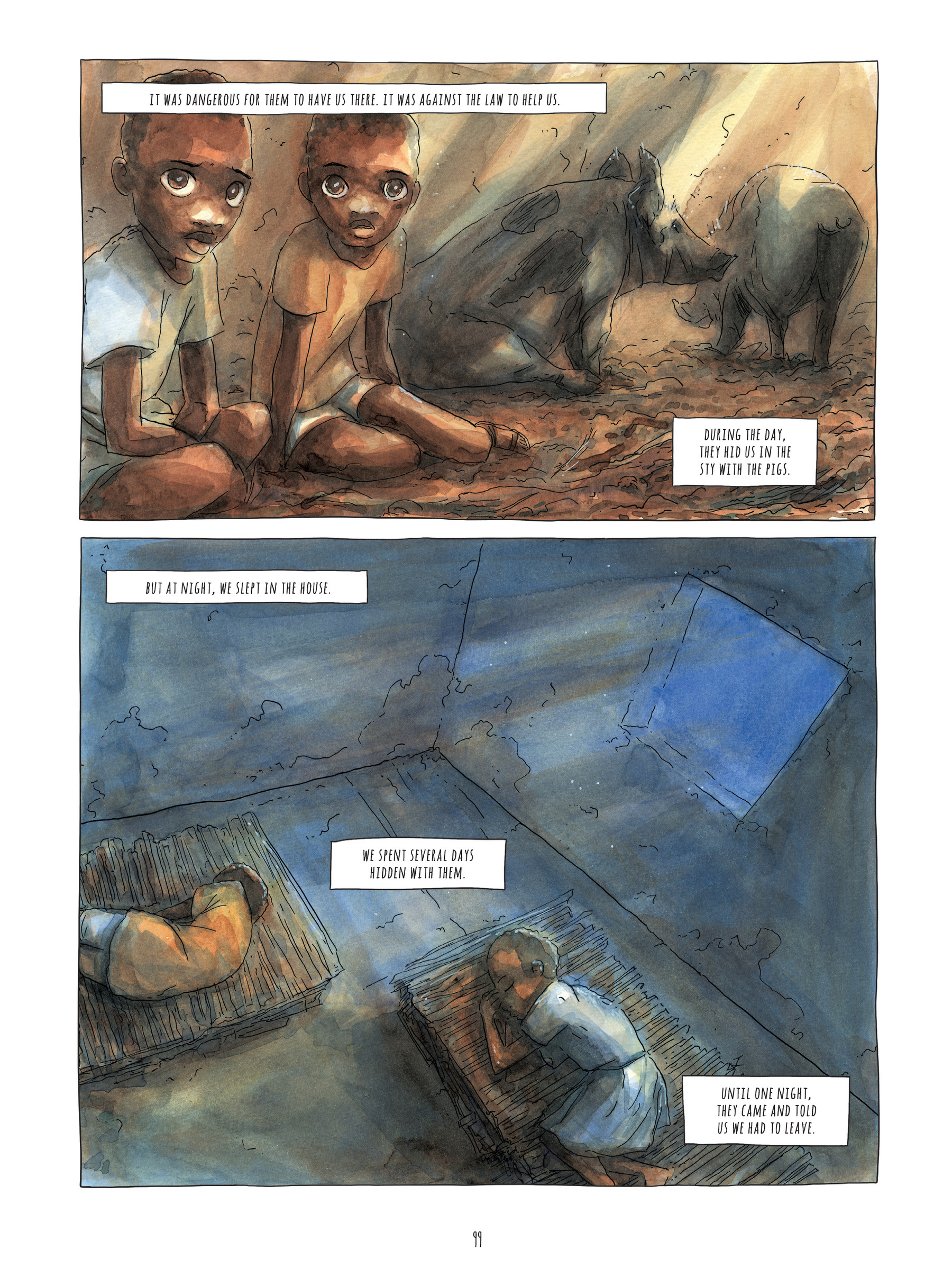 Read online Alice on the Run: One Child's Journey Through the Rwandan Civil War comic -  Issue # TPB - 98