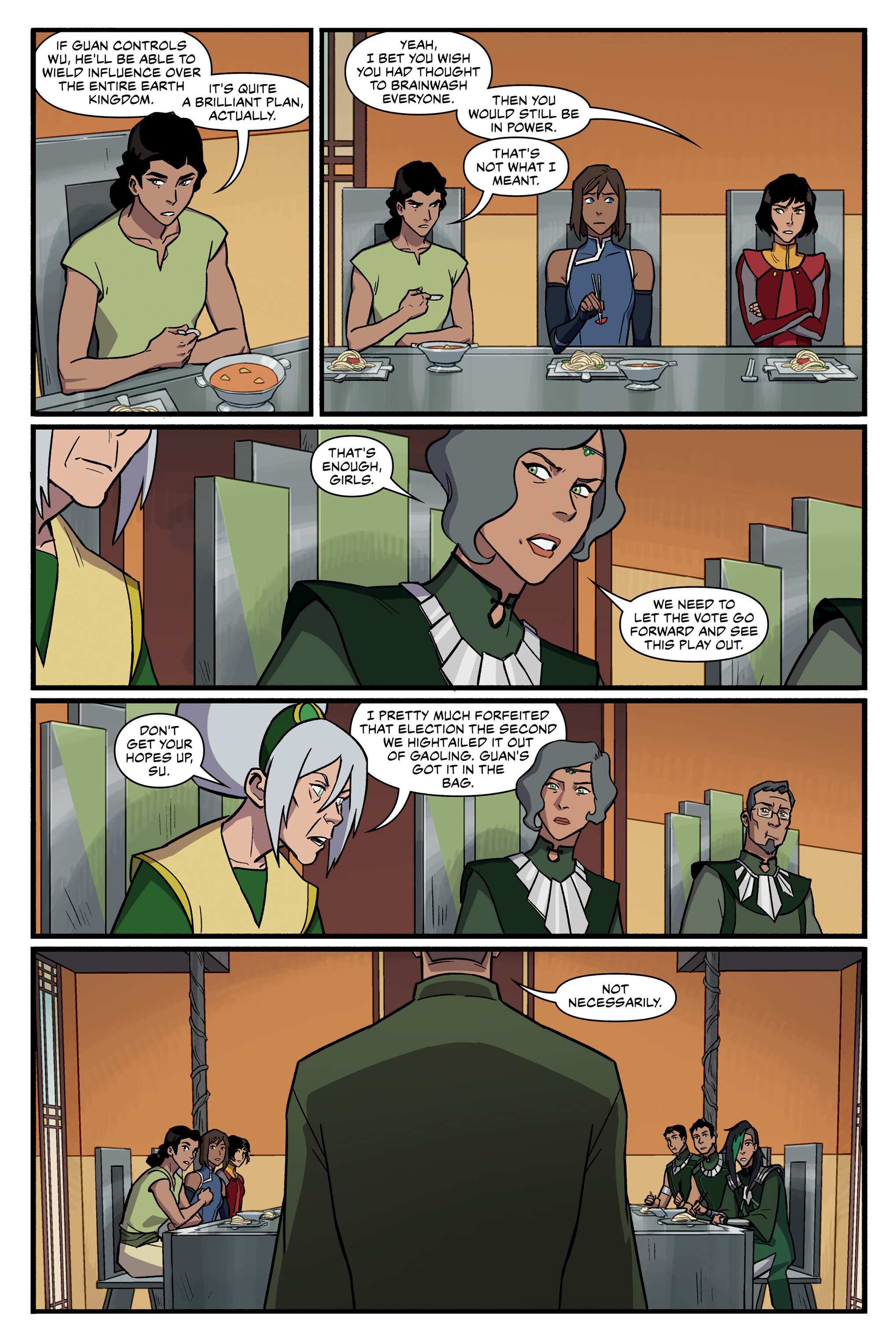 Read online Nickelodeon The Legend of Korra: Ruins of the Empire comic -  Issue # TPB 3 - 17