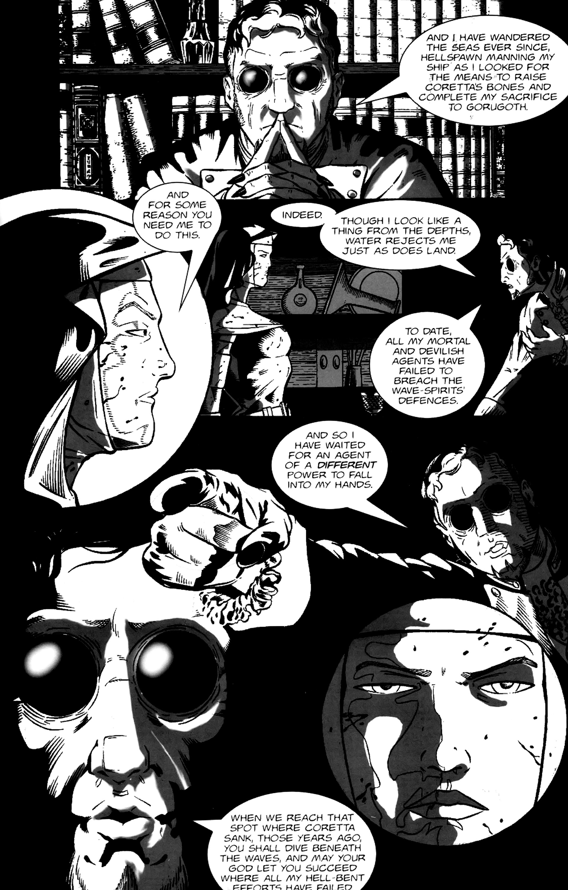 Read online Warrior Nun: Black & White comic -  Issue #1 - 13