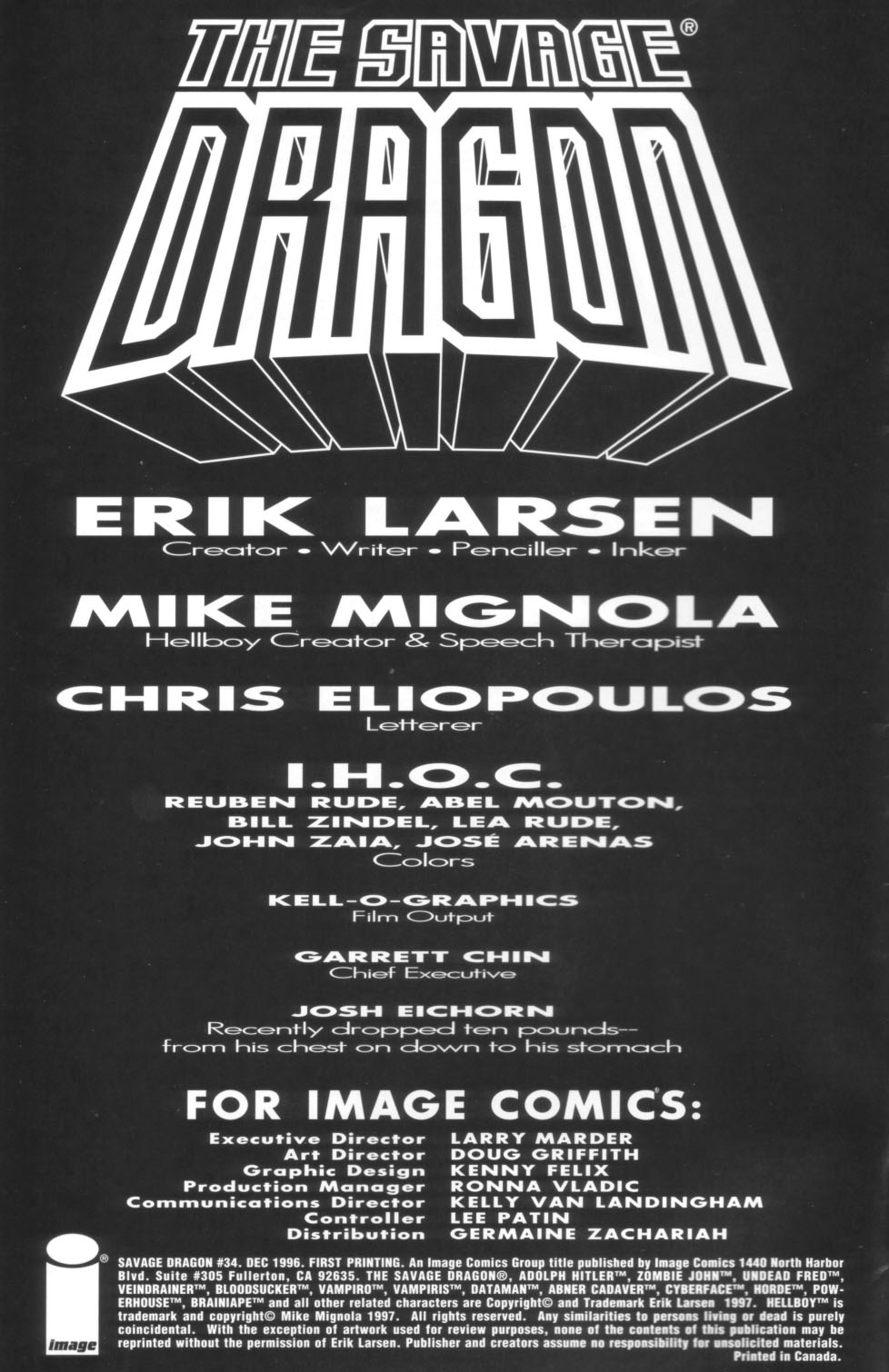 Read online The Savage Dragon (1993) comic -  Issue #34 - 2