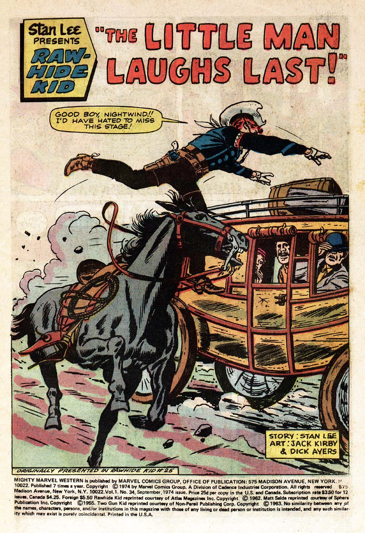 Read online The Mighty Marvel Western comic -  Issue #34 - 2