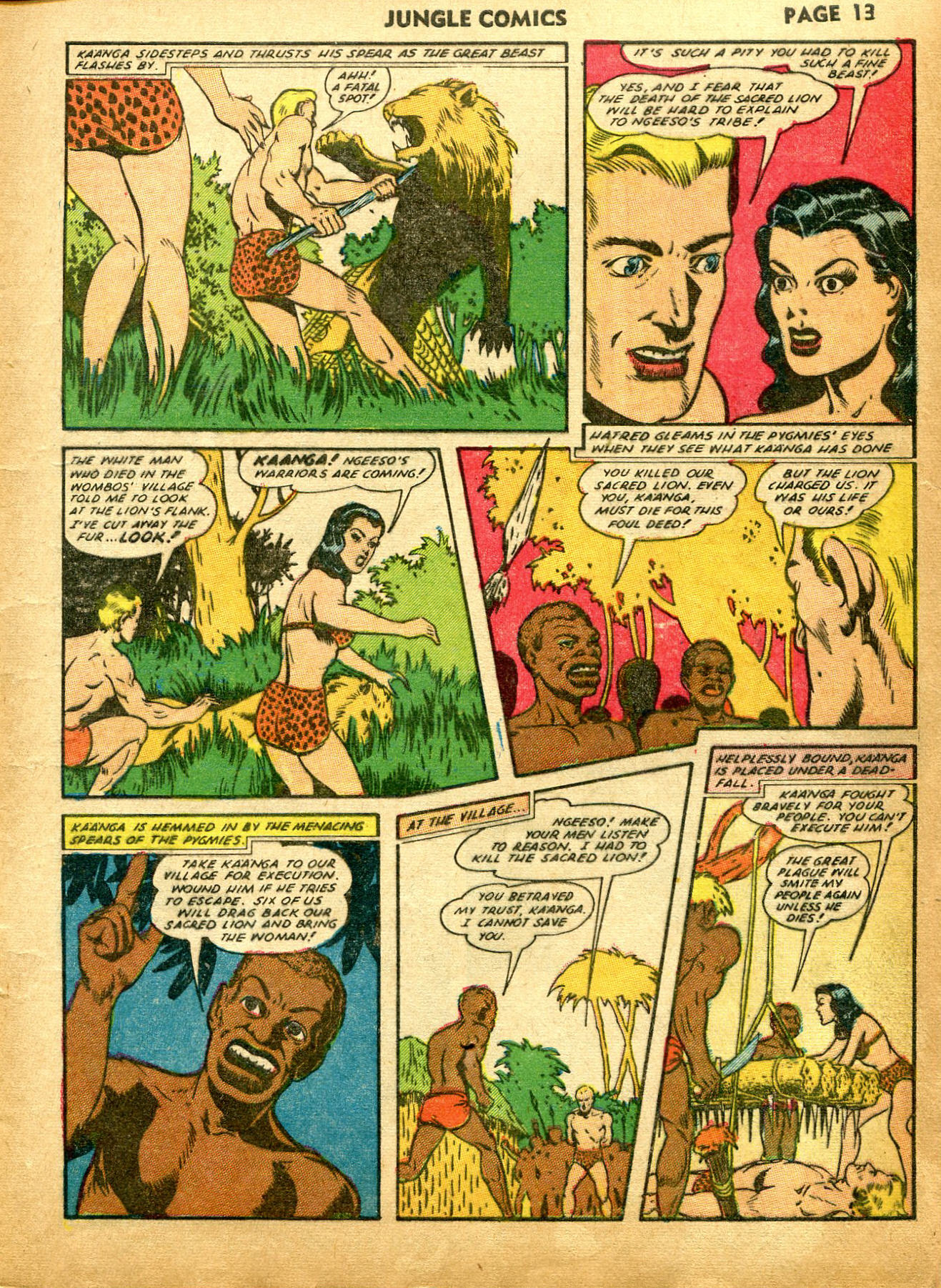 Read online Jungle Comics comic -  Issue #32 - 16