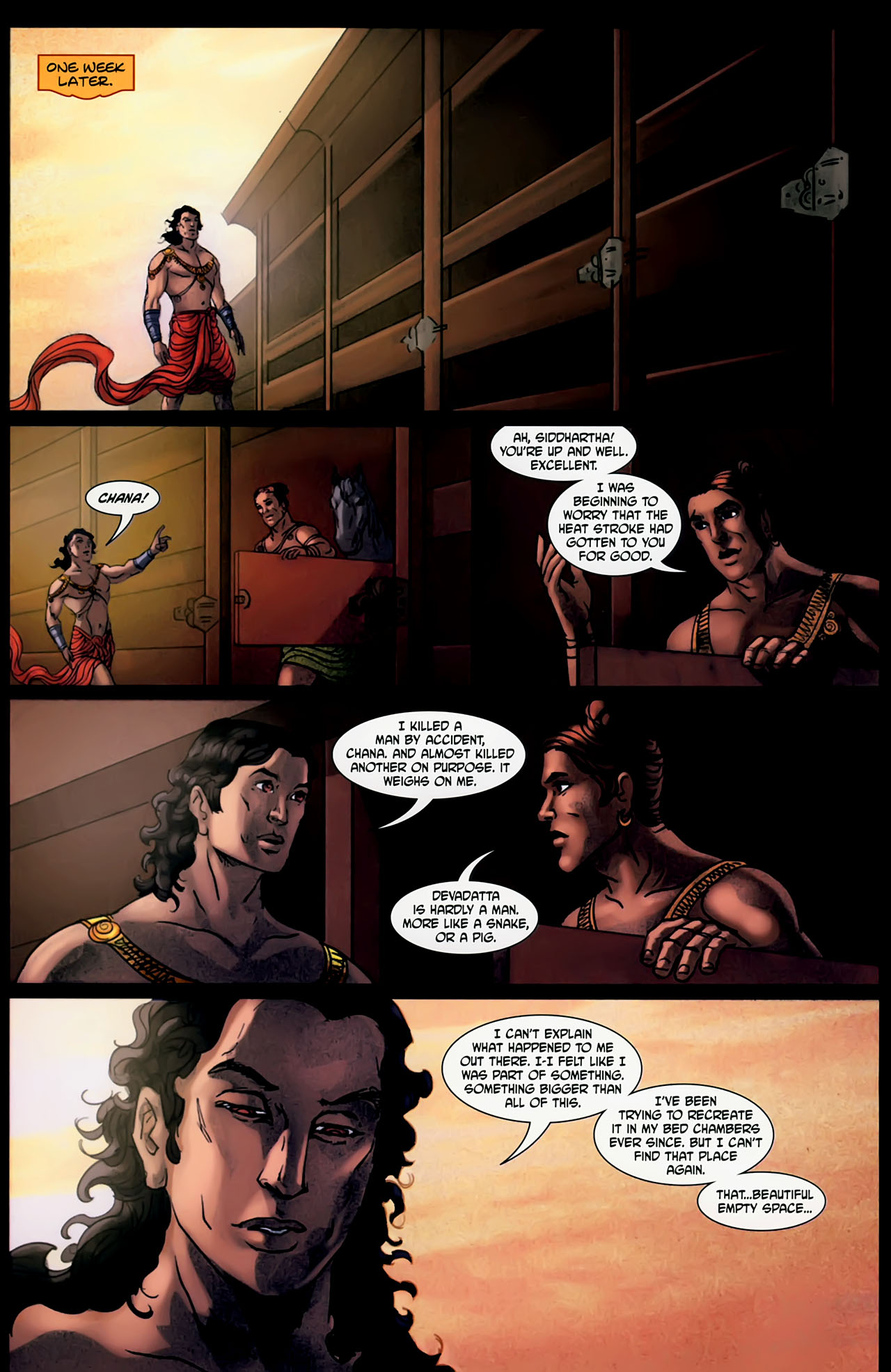 Read online Deepak Chopra's Buddha: A Story of Enlightenment comic -  Issue #3 - 23