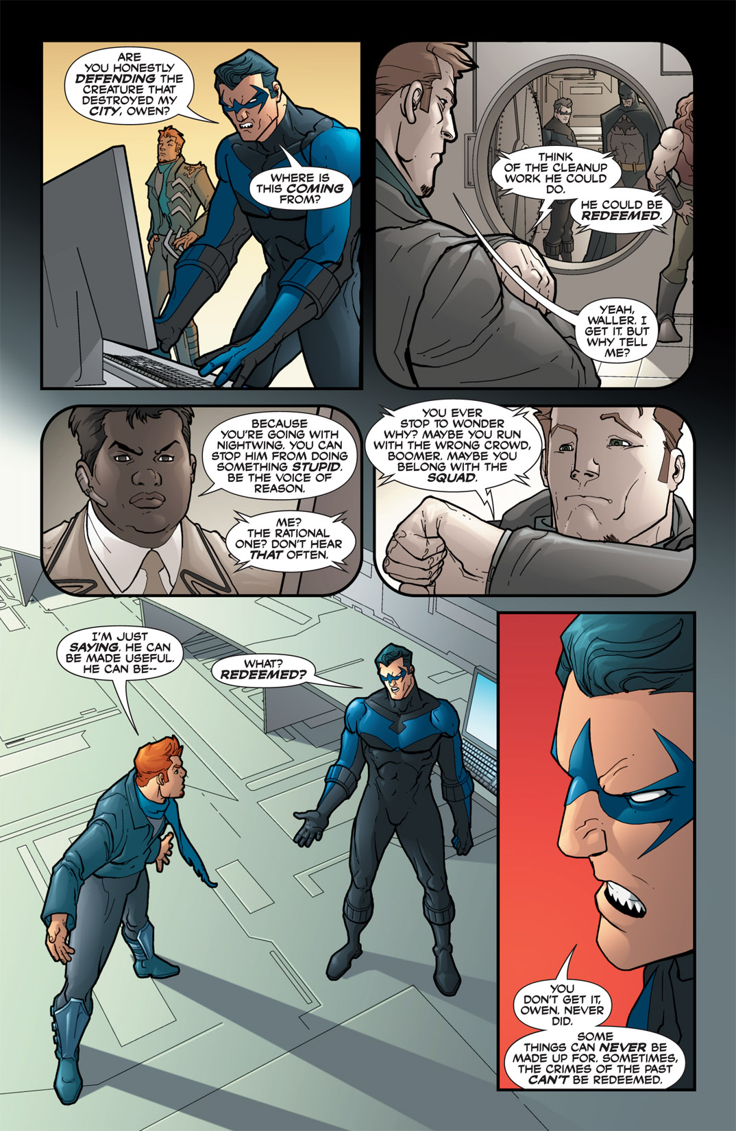 Read online Outsiders: Five of a Kind comic -  Issue # Issue Nightwing-Boomerang - 17