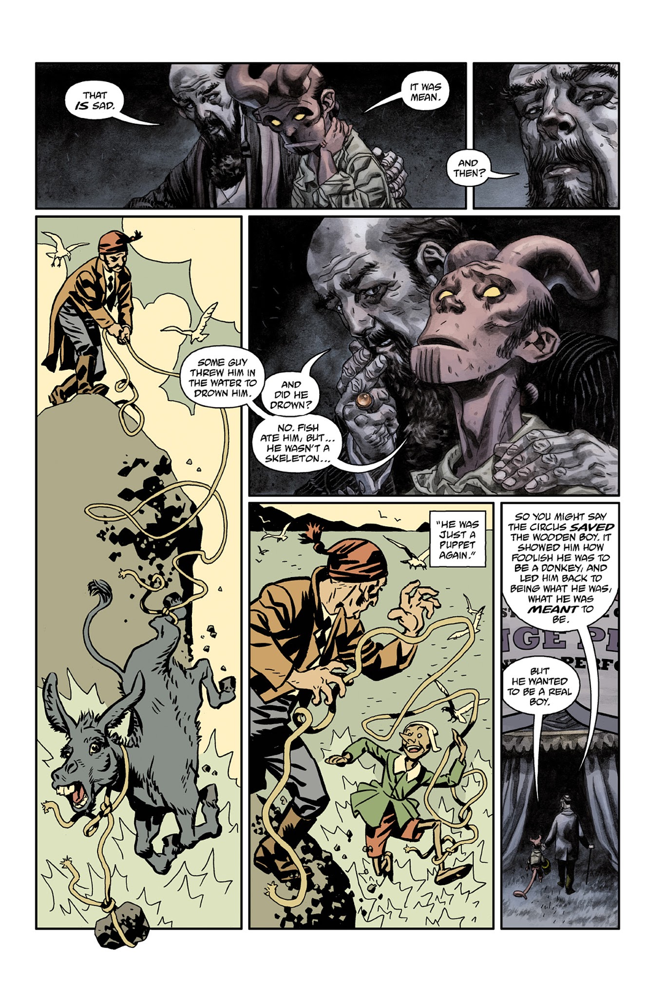 Read online Hellboy: The Midnight Circus comic -  Issue # TPB - 33