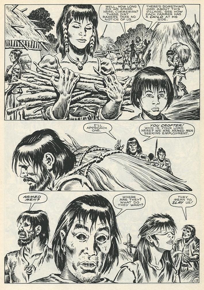 Read online The Savage Sword Of Conan comic -  Issue #142 - 19