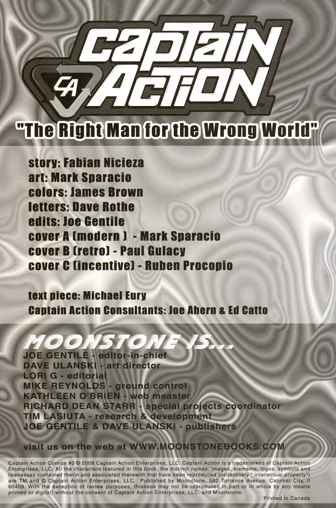 Read online Captain Action Comics comic -  Issue #0 - 2