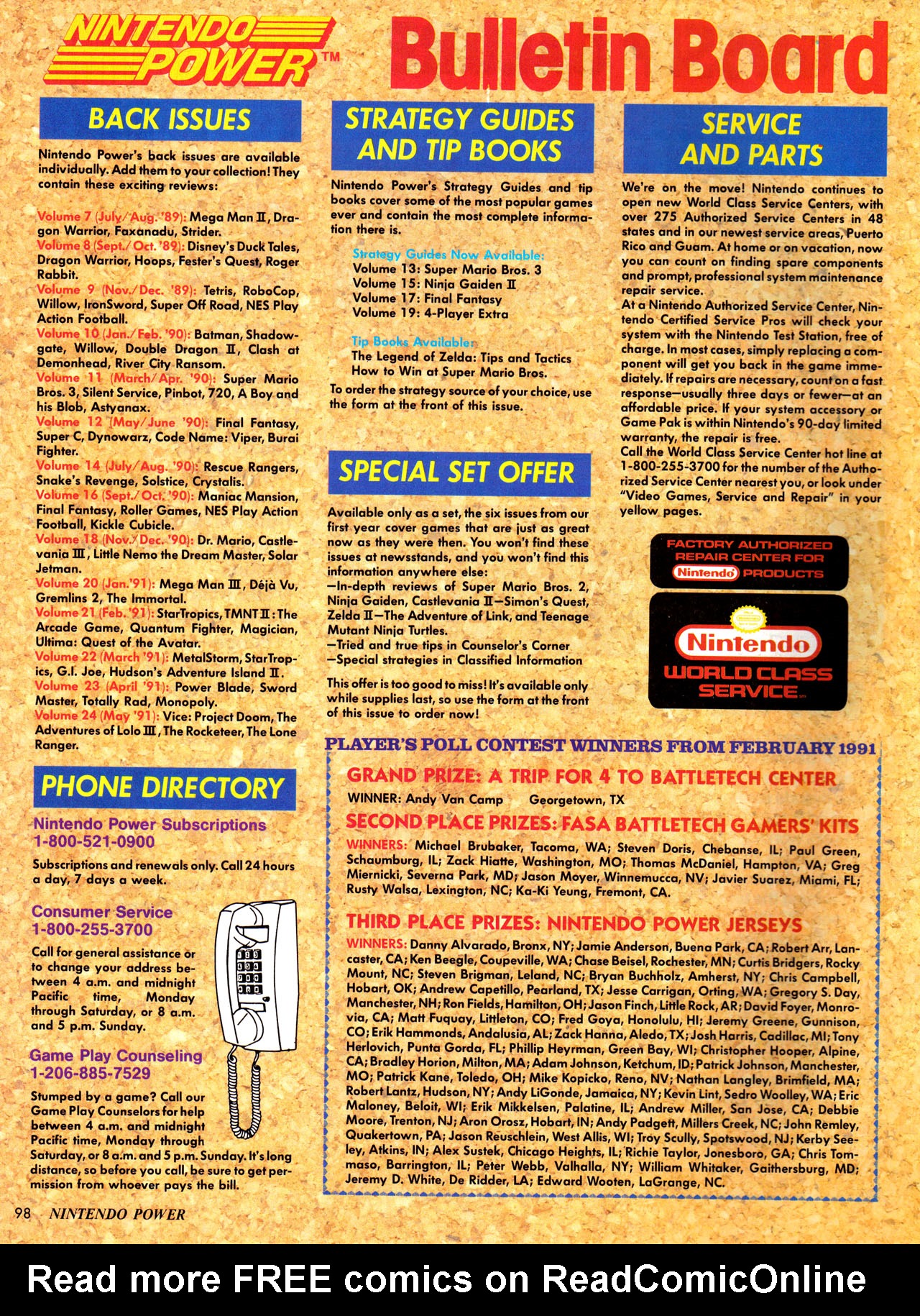 Read online Nintendo Power comic -  Issue #25 - 106