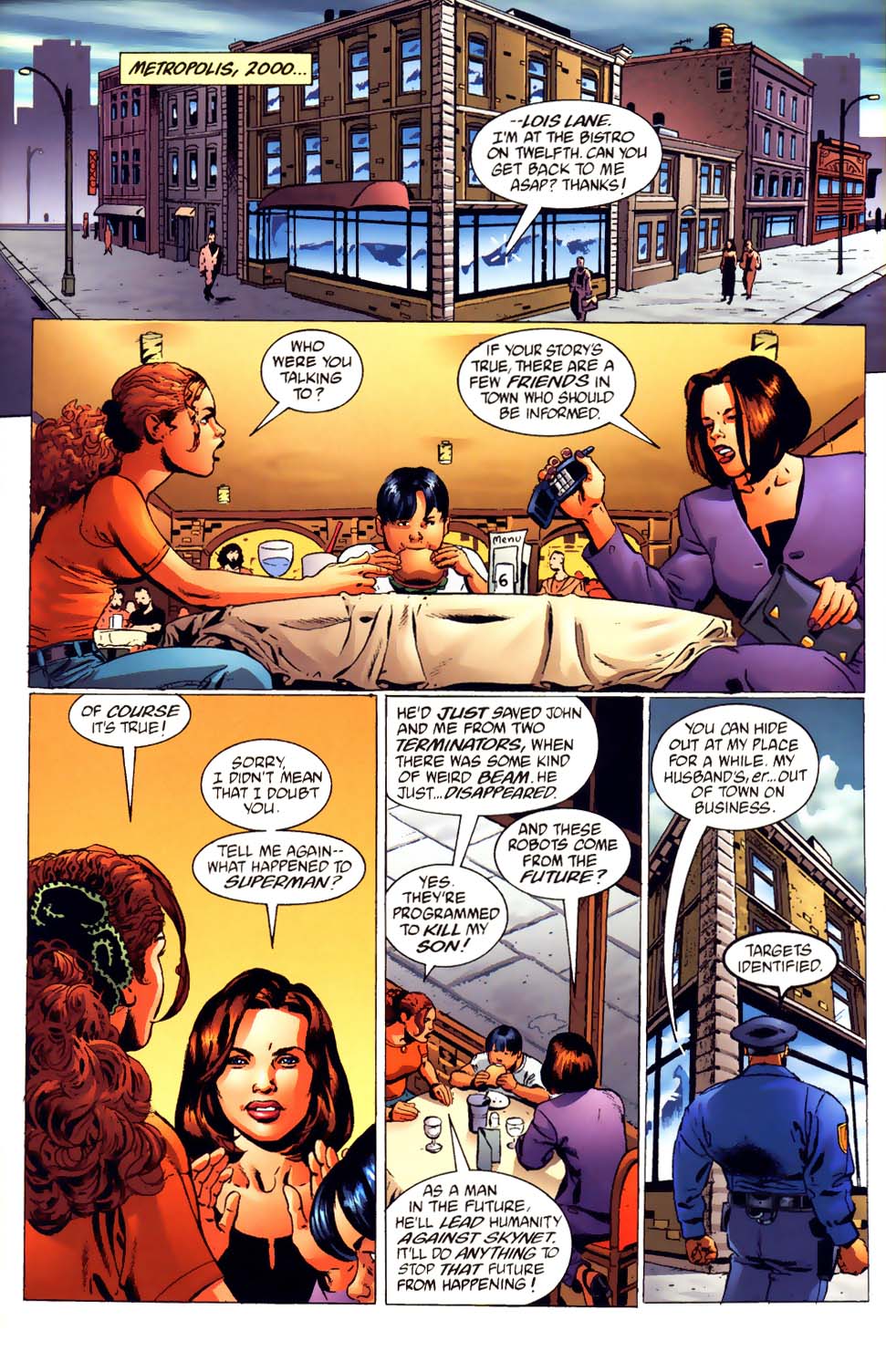 Read online Superman vs. The Terminator: Death to the Future comic -  Issue #2 - 10