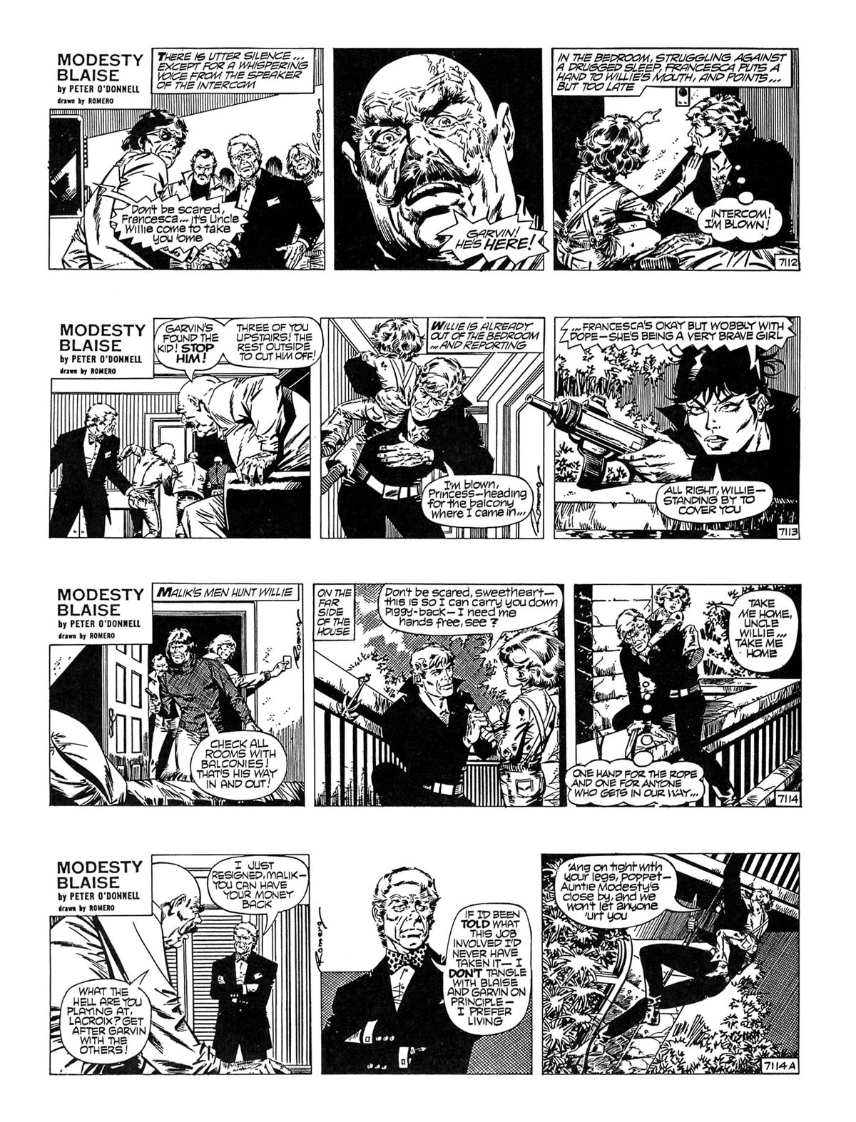 Read online Modesty Blaise Live bait comic -  Issue # TPB - 25