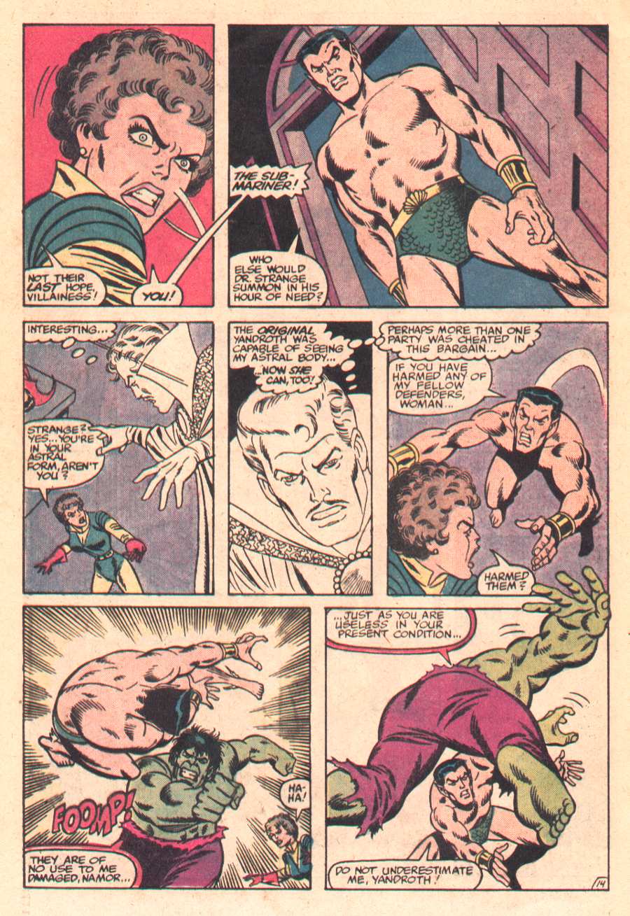 Read online The Defenders (1972) comic -  Issue #119 - 15