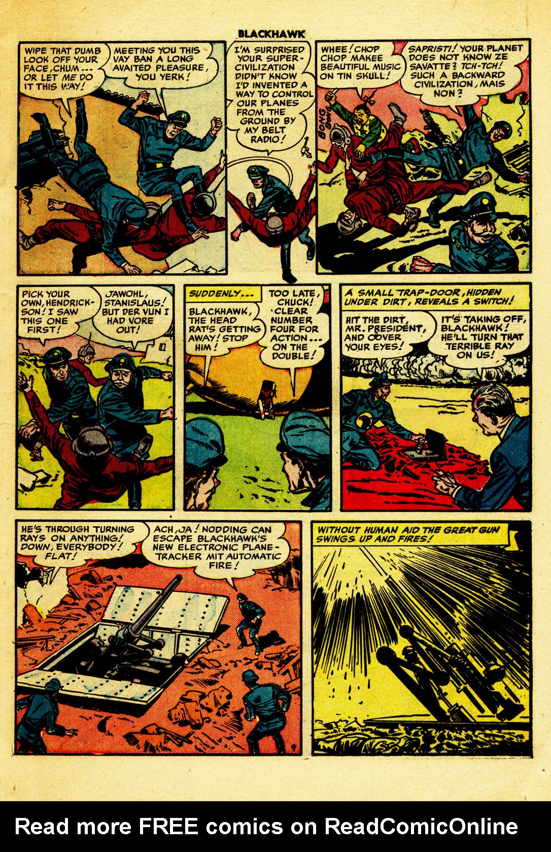 Read online Blackhawk (1957) comic -  Issue #63 - 11