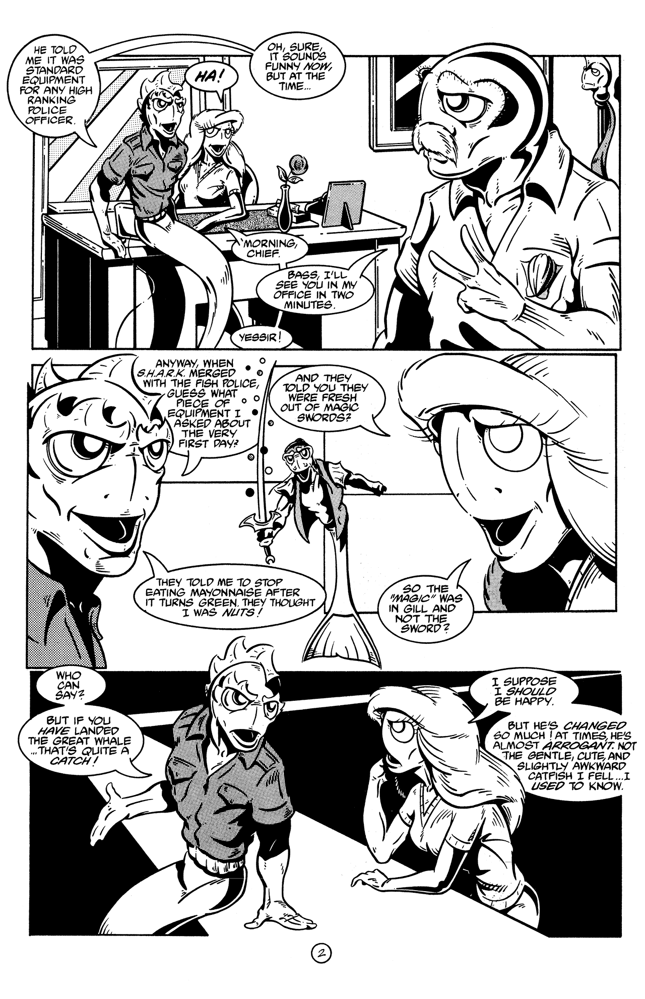 Read online The Fish Police comic -  Issue #24 - 4