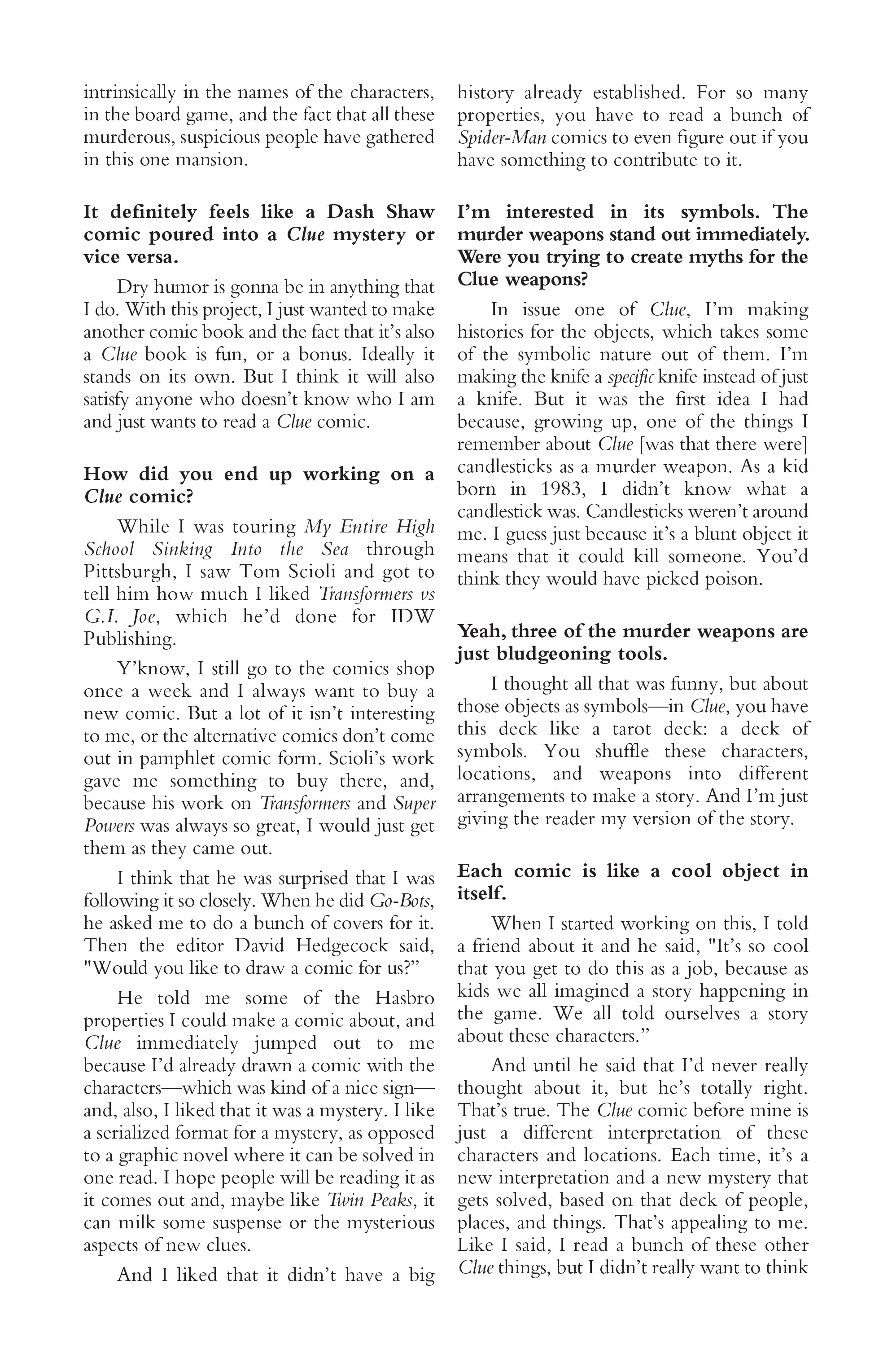 Read online Clue: Candlestick comic -  Issue #3 - 31